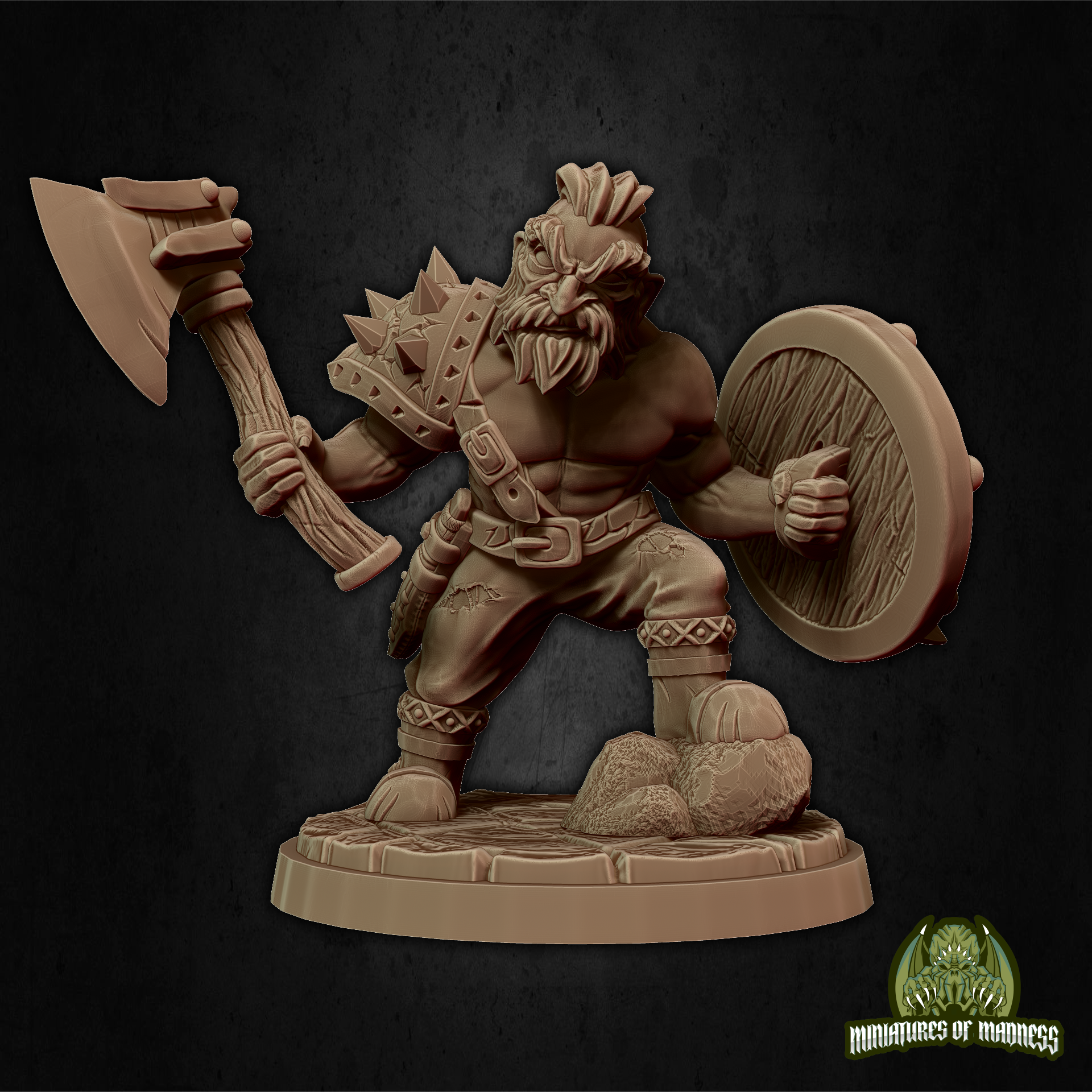 Doran Grimlook - Resin Printed Miniature - Hold My Dwarf