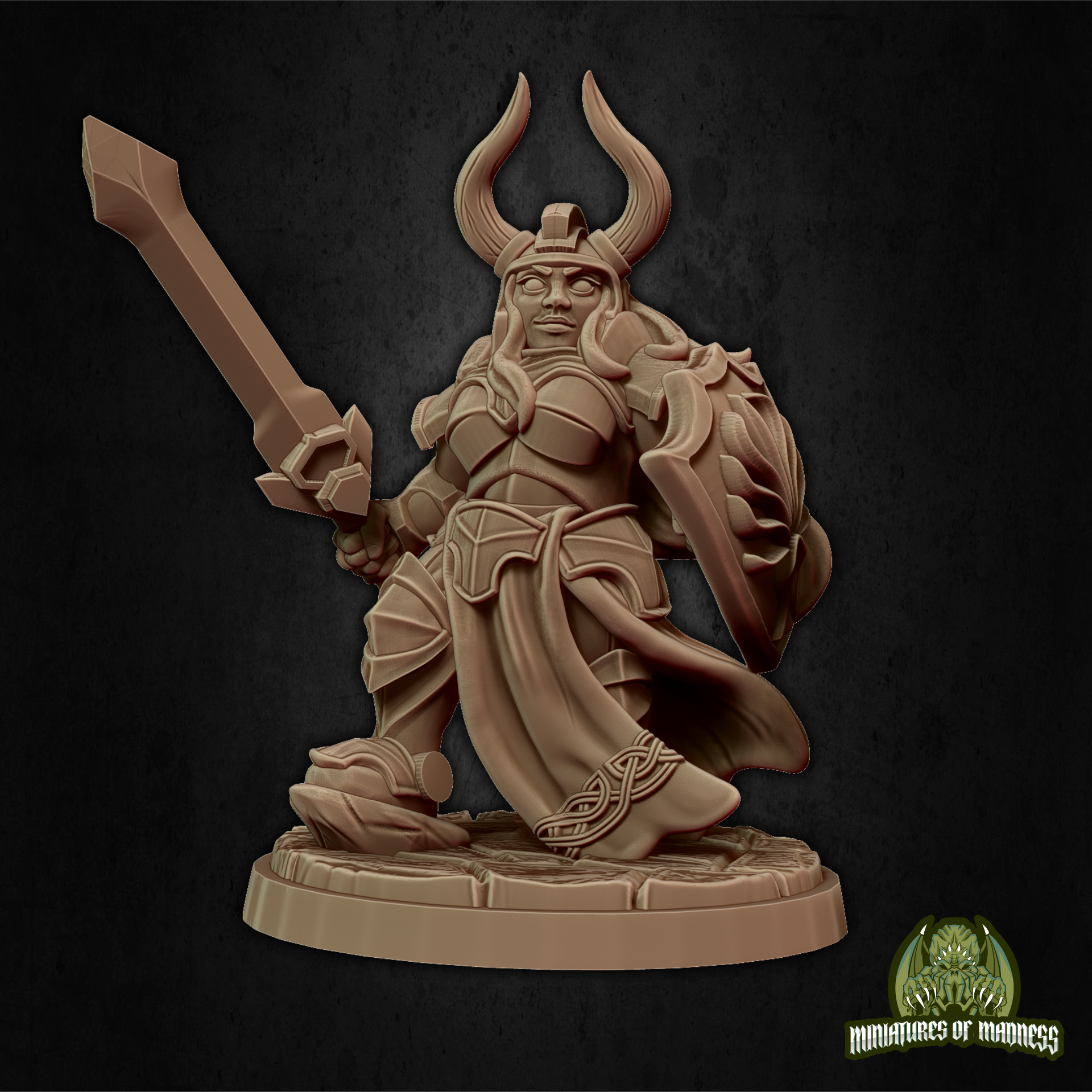 Dwana The Queen - Resin Printed Miniature - Hold My Dwarf