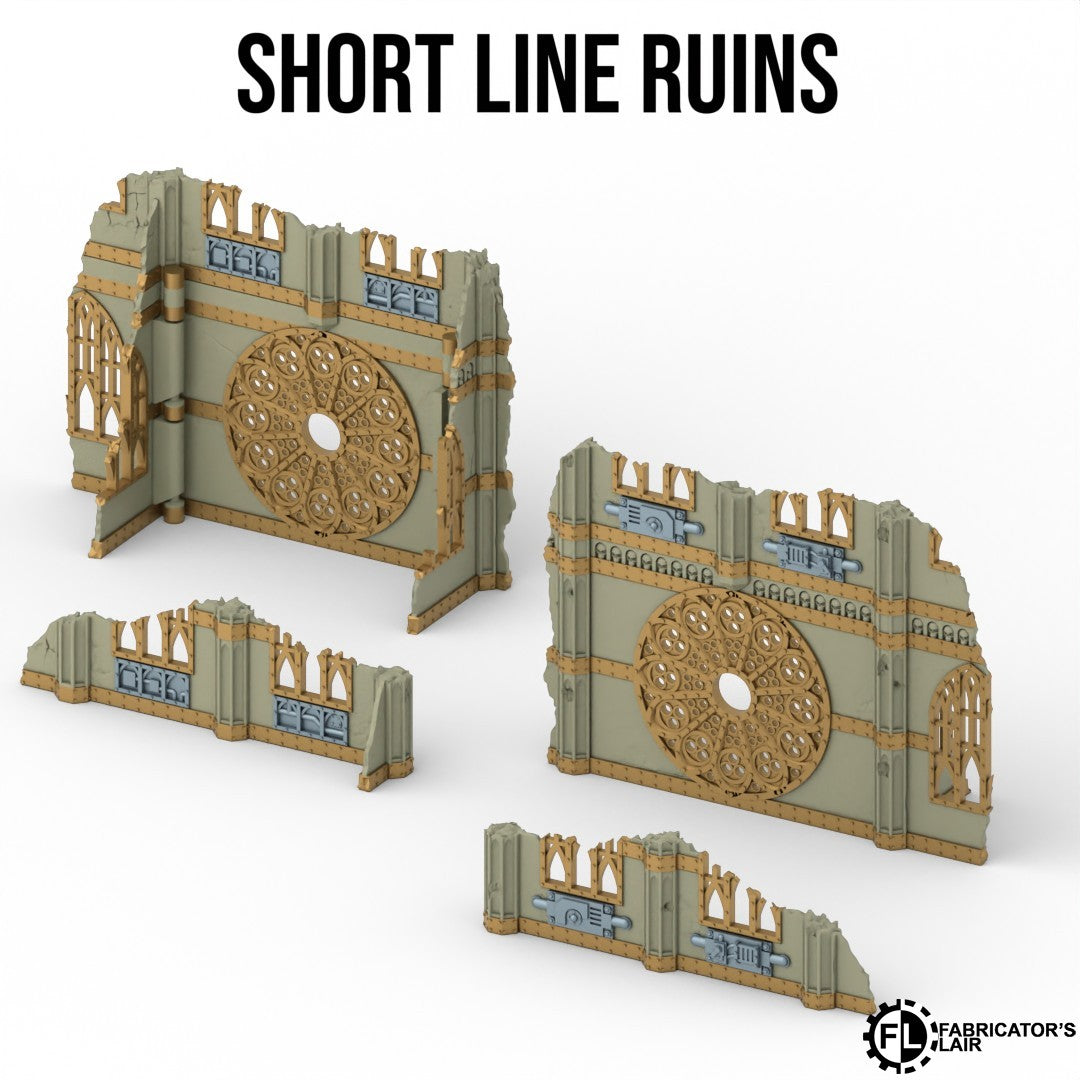 Gothic Stronghold Terrain System – Foldable Tabletop Battlefield Scenery