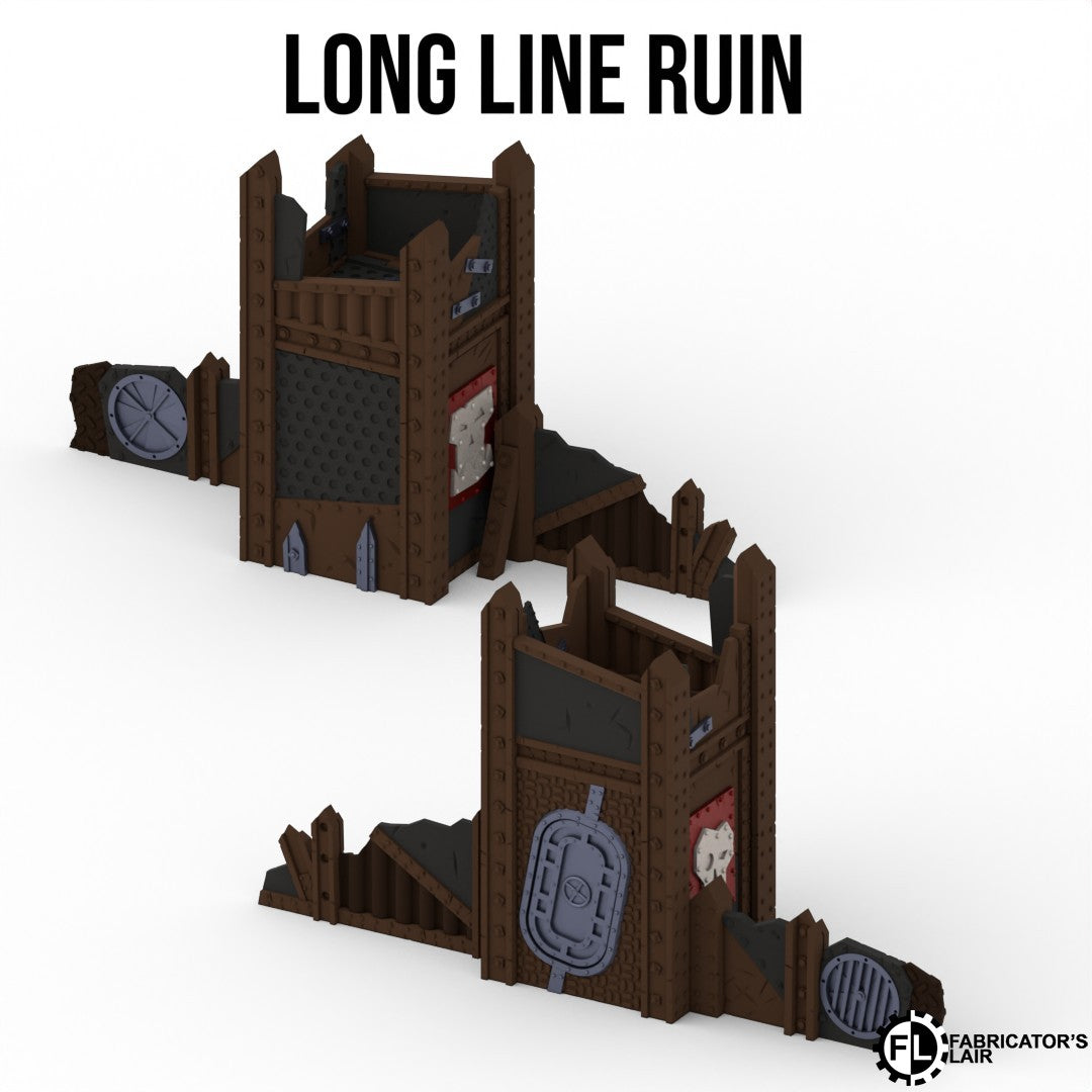Scrapyard Outpost Terrain – Foldable Tabletop Battlefield Scenery