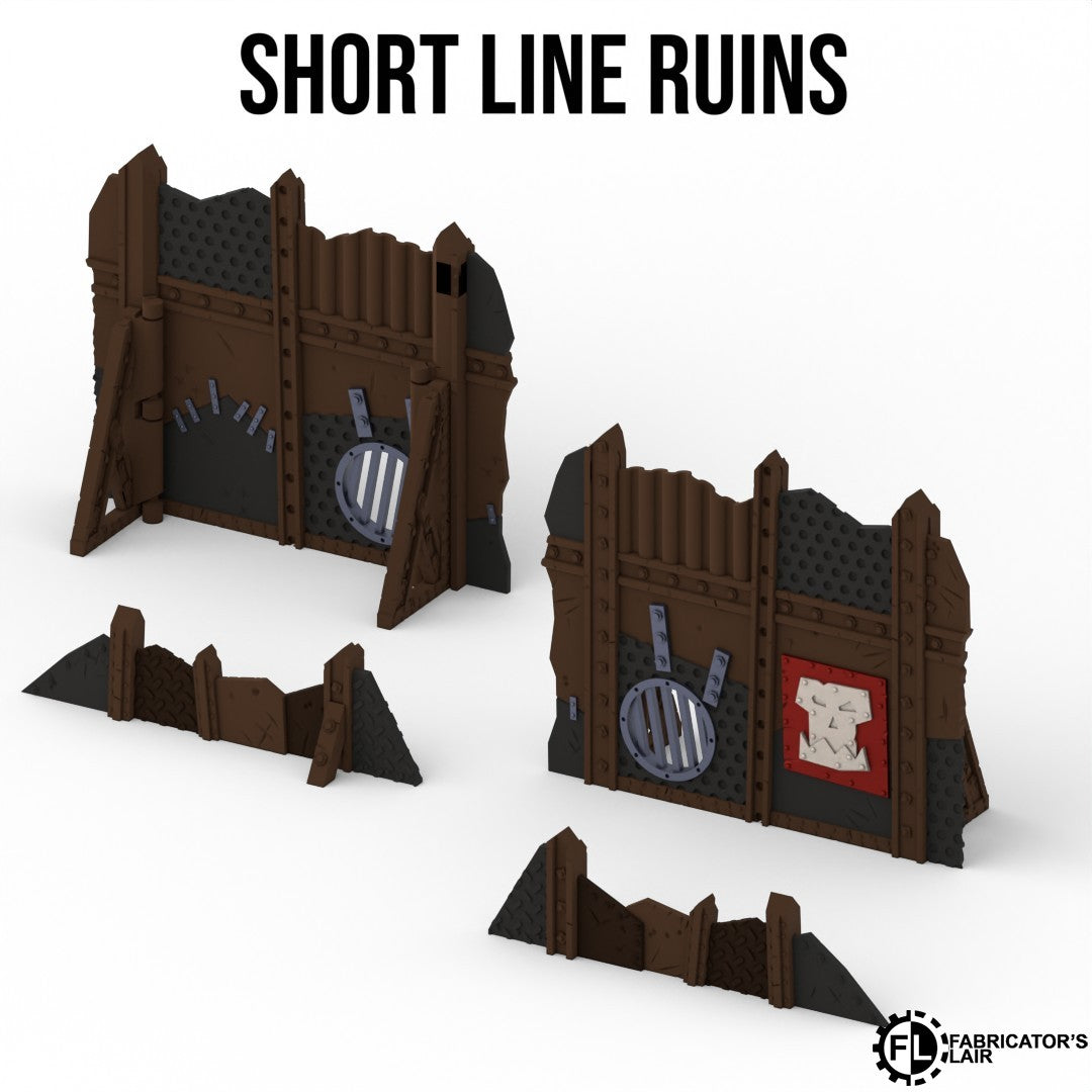Scrapyard Outpost Terrain – Foldable Tabletop Battlefield Scenery