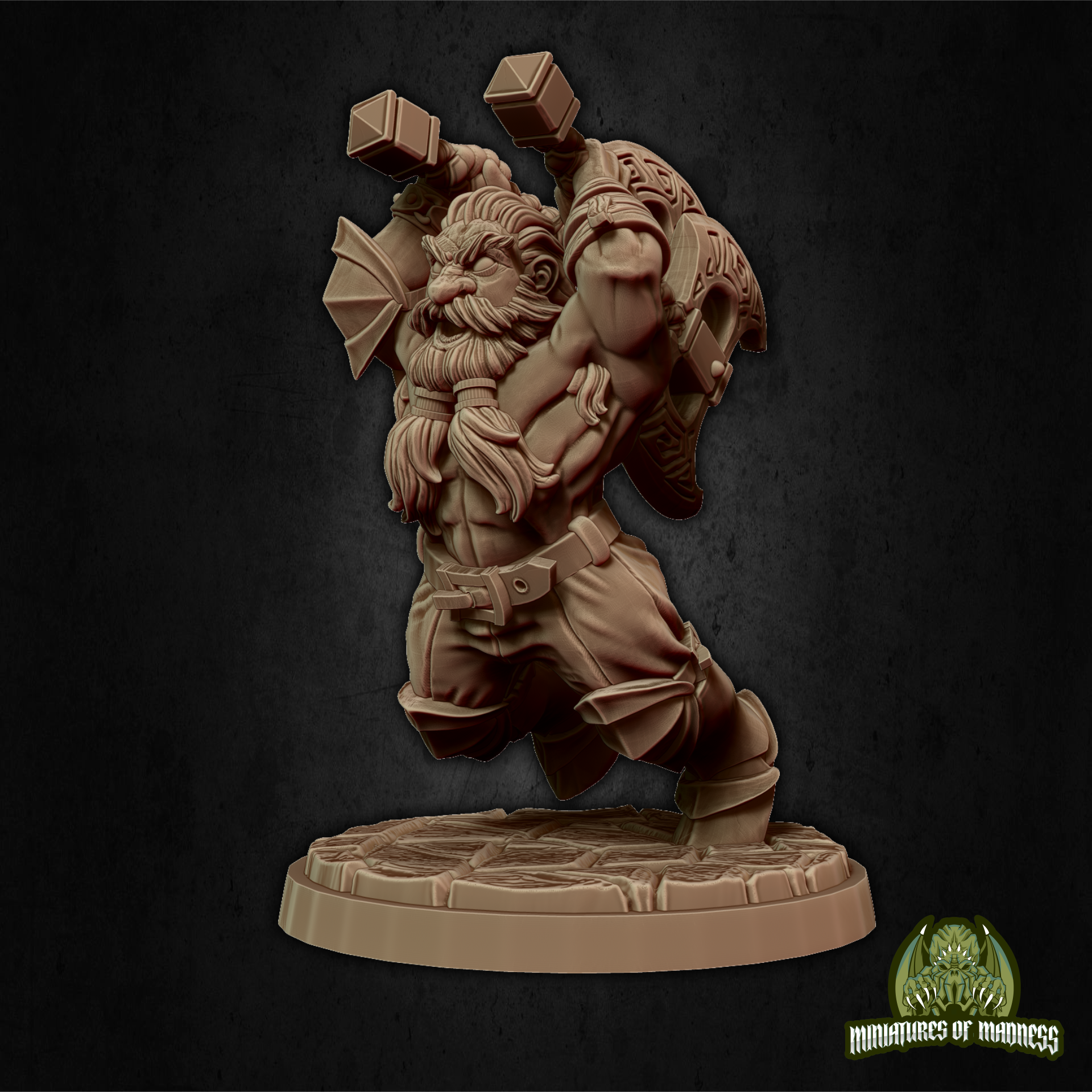 Hegnar The Impetuous - Resin Printed Miniature - Hold My Dwarf