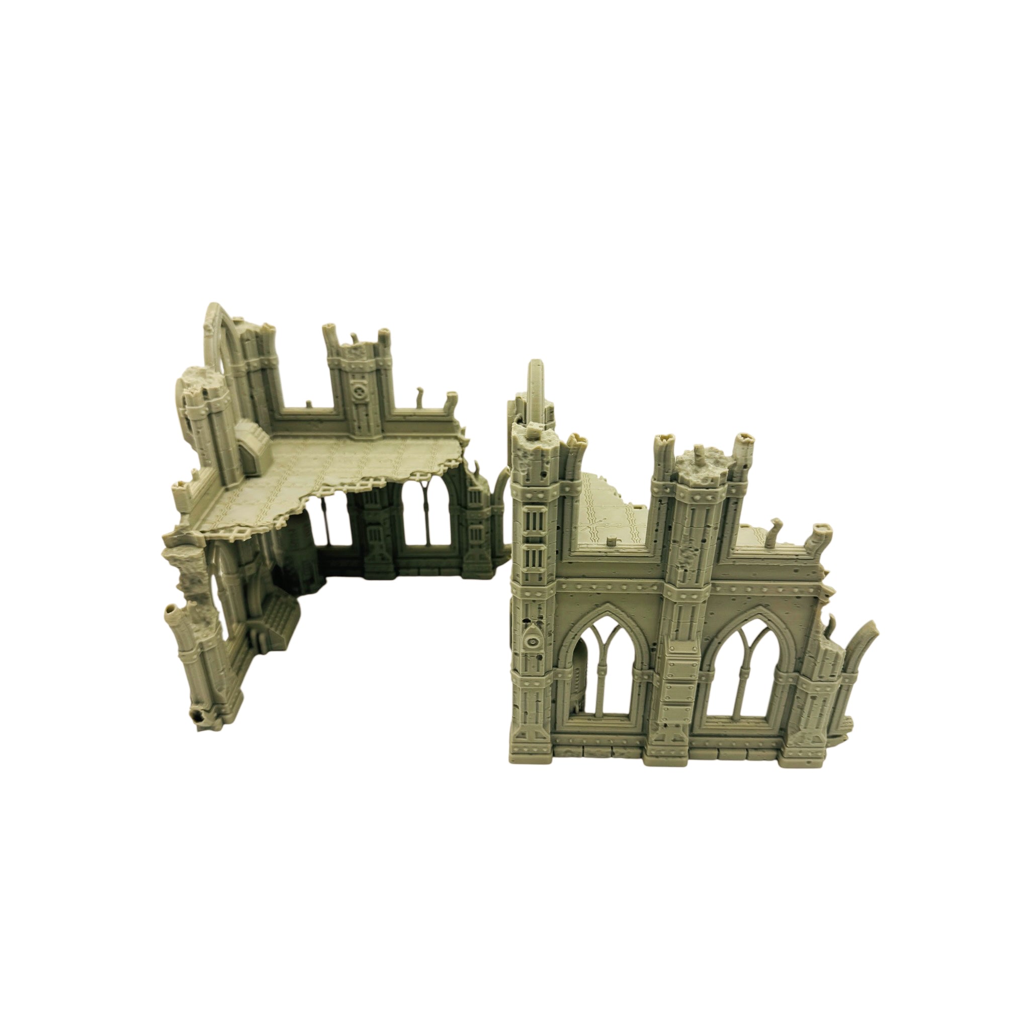 Modular Gothic Ruins Terrain Set 3 – 28–32mm 3D Printed Tabletop Scenery