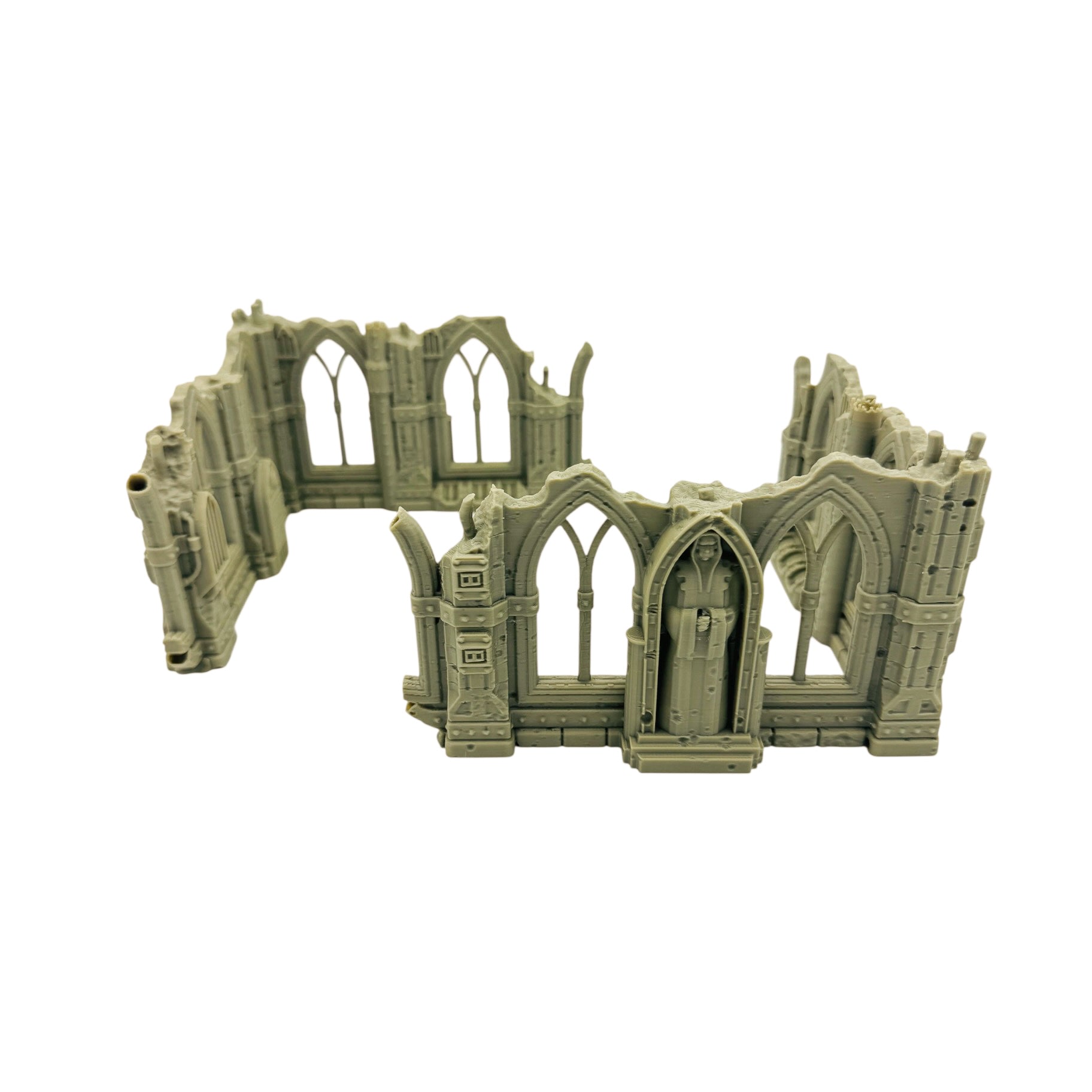 Modular Gothic Ruins Terrain Set 3 – 28–32mm 3D Printed Tabletop Scenery