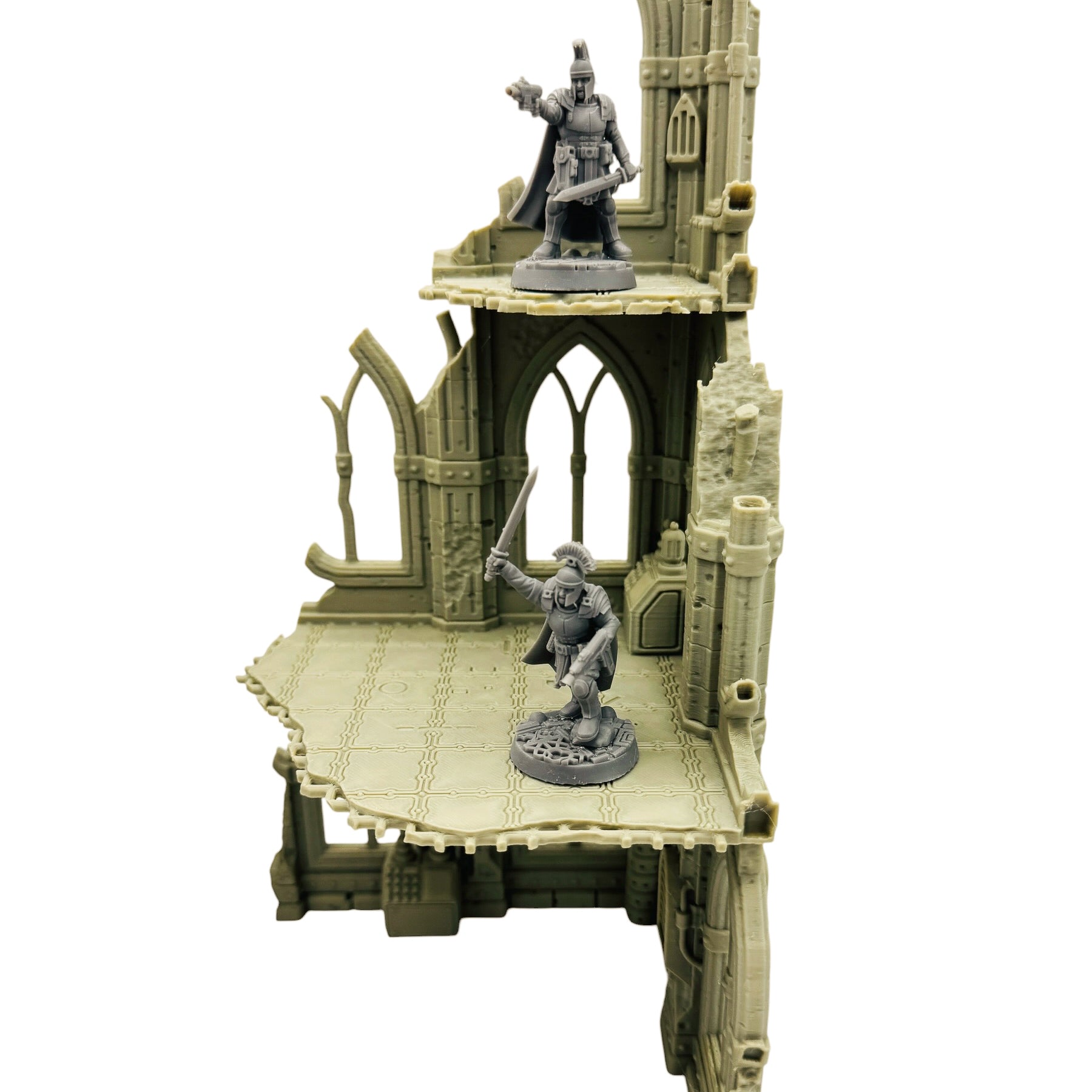 Modular Gothic Ruins Terrain Set 1 – 28–32mm 3D Printed Tabletop Scenery