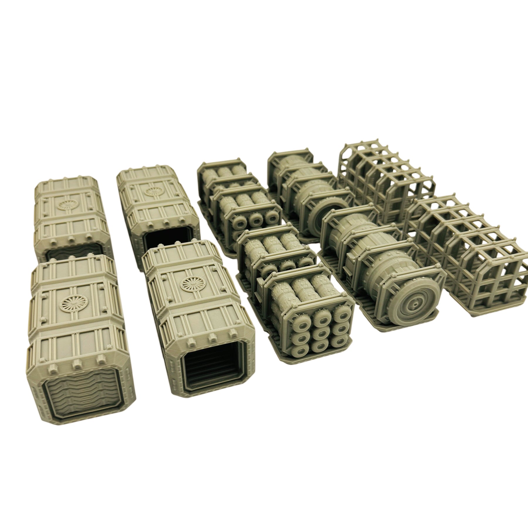 Sci-Fi Small Cargo Container Terrain – Compact Scatter Containers for Tabletop Wargaming & RPG Terrain