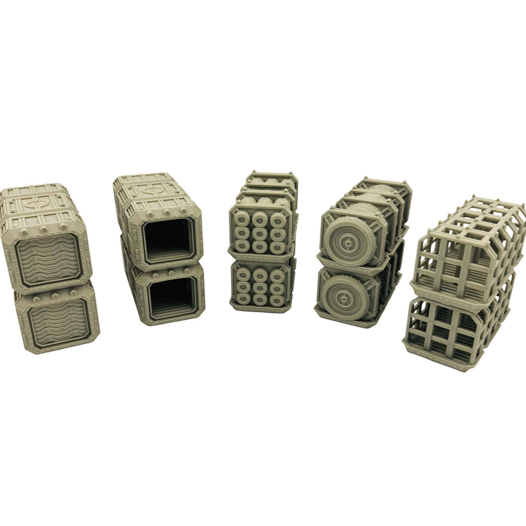 Sci-Fi Small Cargo Container Terrain – Compact Scatter Containers for Tabletop Wargaming & RPG Terrain