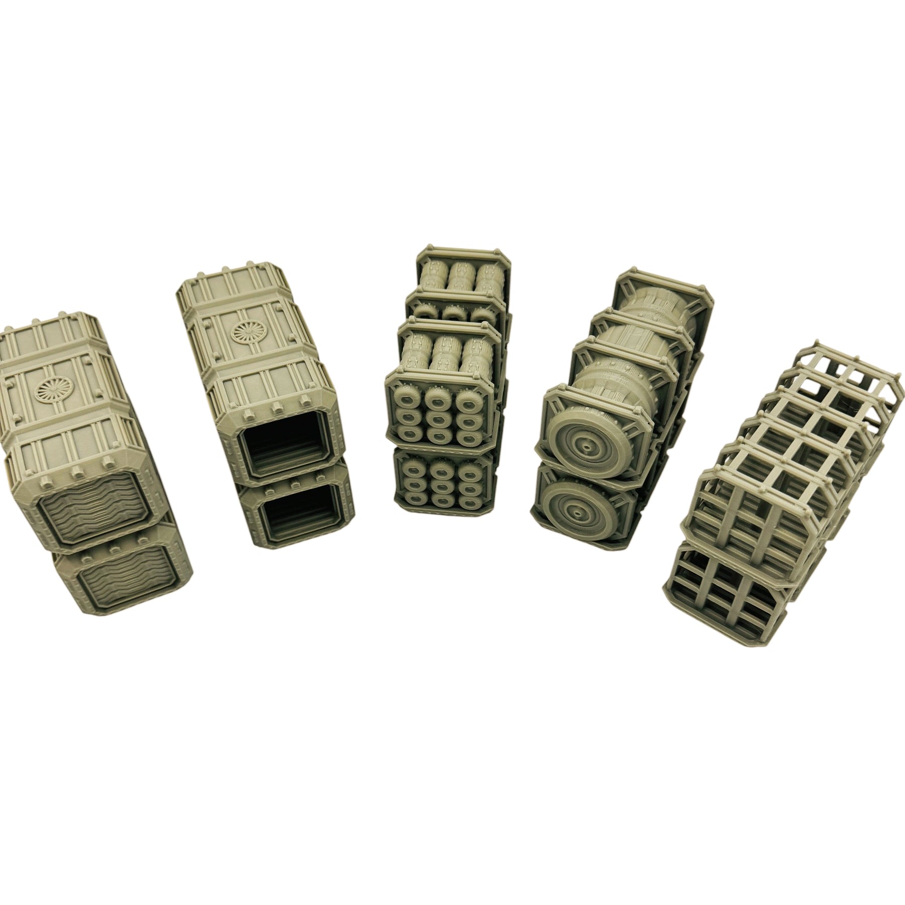Sci-Fi Small Cargo Container Terrain – Compact Scatter Containers for Tabletop Wargaming & RPG Terrain