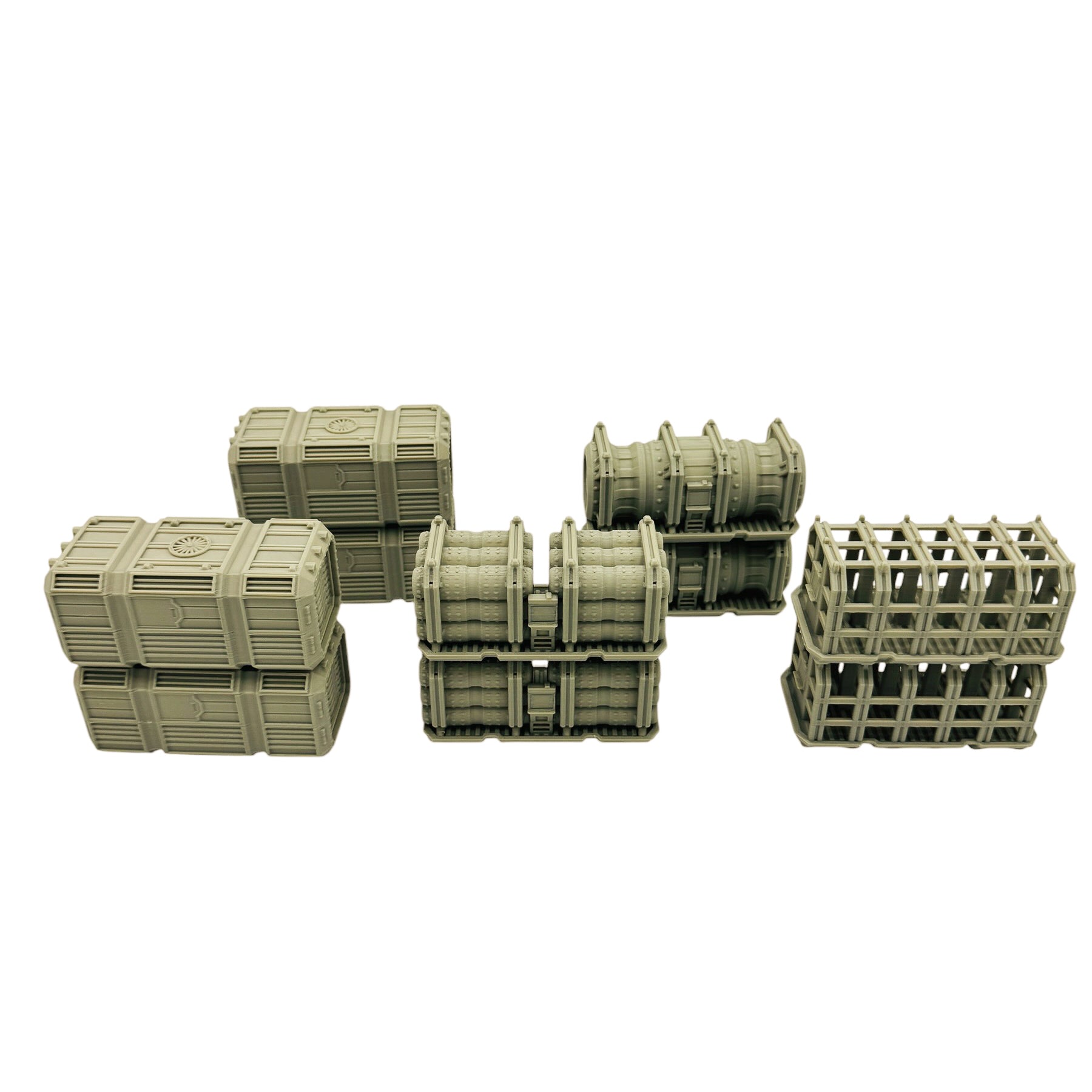 Sci-Fi Small Cargo Container Terrain – Compact Scatter Containers for Tabletop Wargaming & RPG Terrain