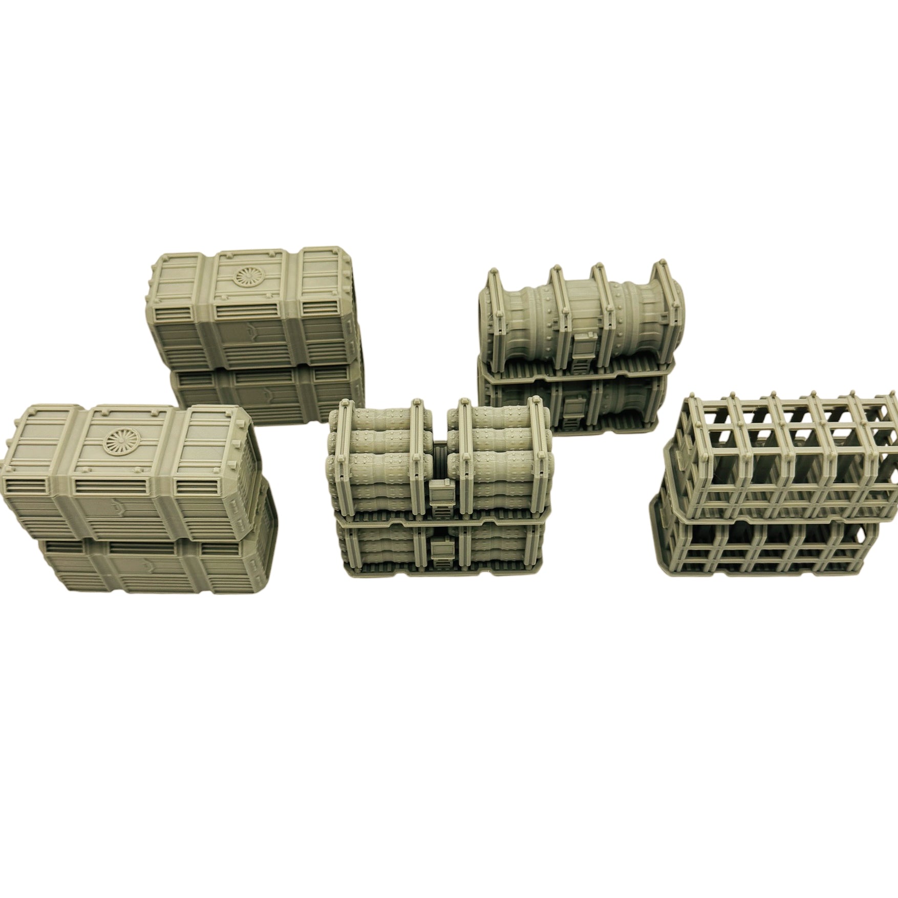Sci-Fi Small Cargo Container Terrain – Compact Scatter Containers for Tabletop Wargaming & RPG Terrain