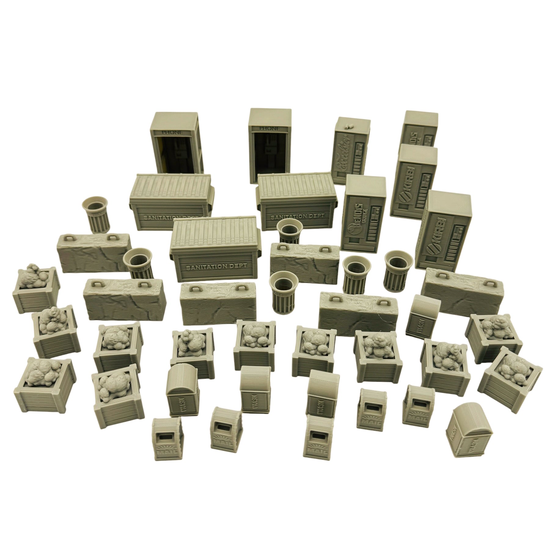 Urban Scatter Terrain Pack – Tabletop Wargaming & RPG Terrain