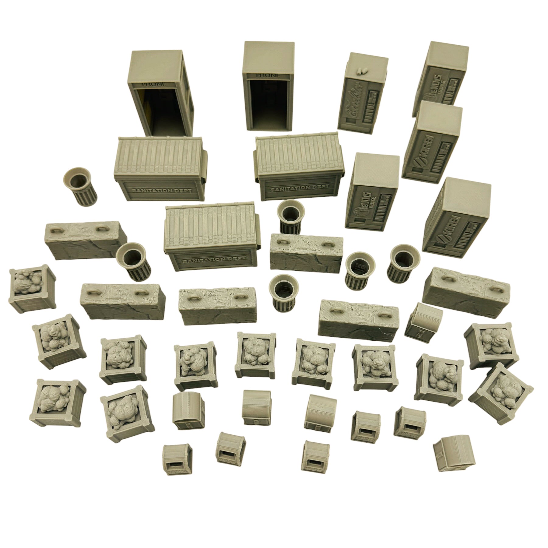 Urban Scatter Terrain Pack – Tabletop Wargaming & RPG Terrain