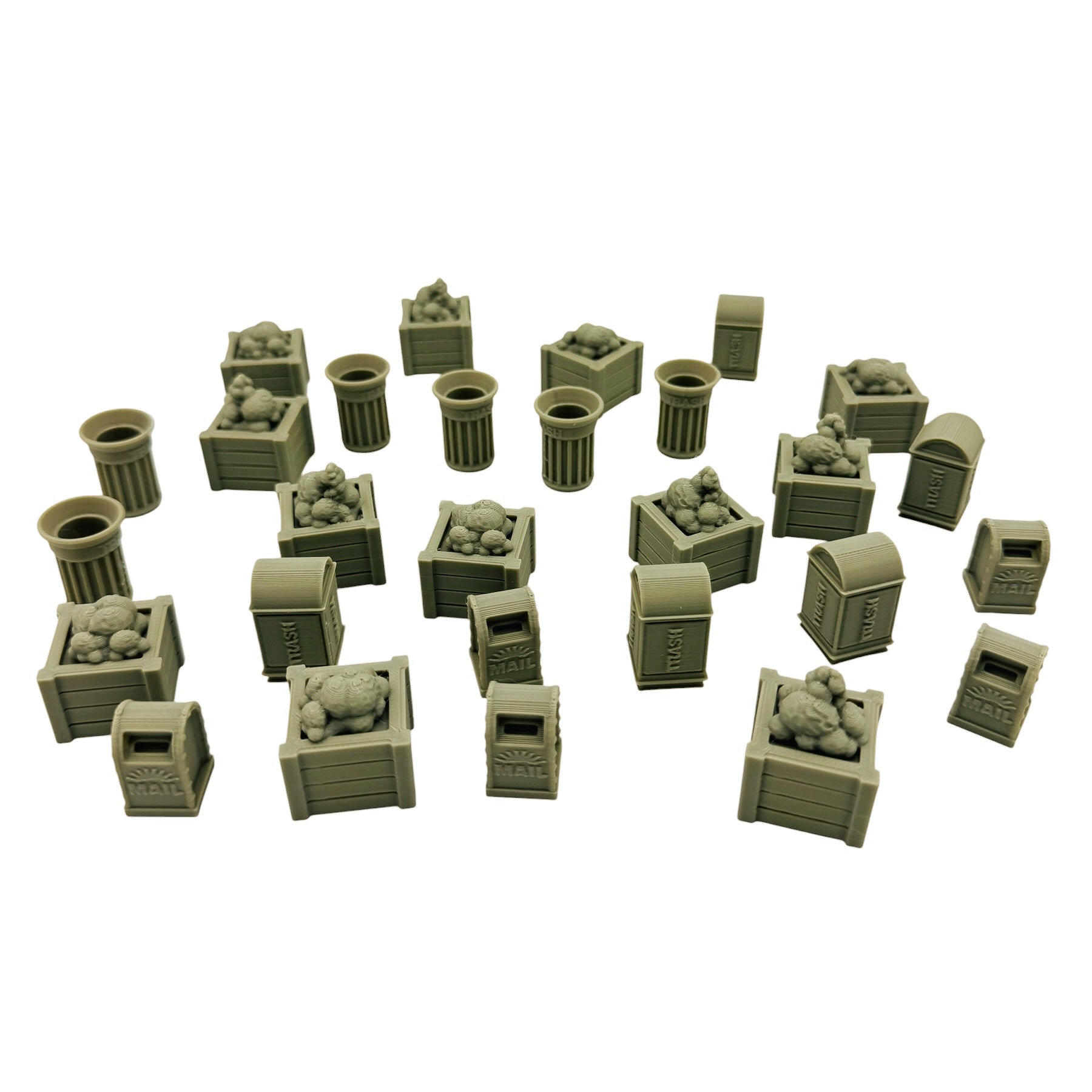 Urban Scatter Terrain Pack – Tabletop Wargaming & RPG Terrain