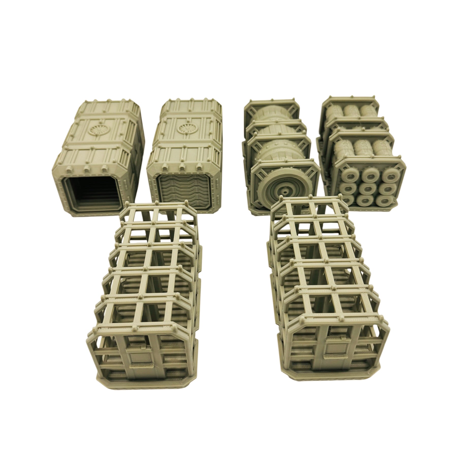 Sci-Fi Large Cargo Container Terrain – Compact Scatter Containers for Tabletop Wargaming & RPG Terrain