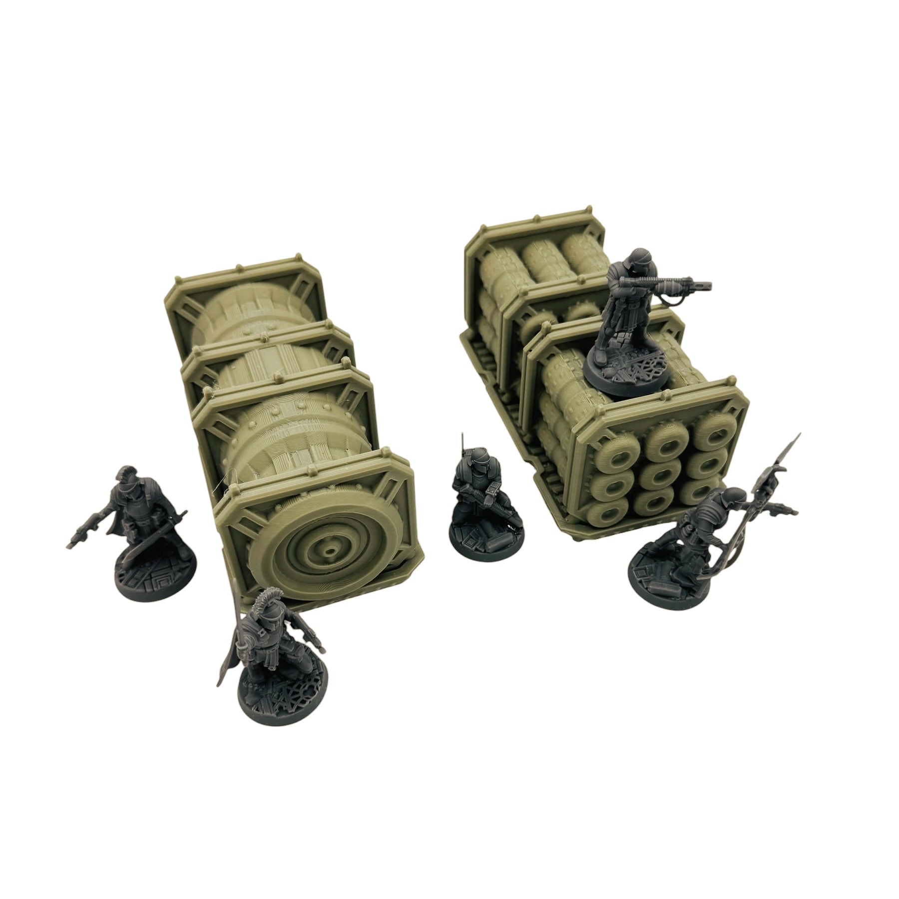 Sci-Fi Large Cargo Container Terrain – Compact Scatter Containers for Tabletop Wargaming & RPG Terrain