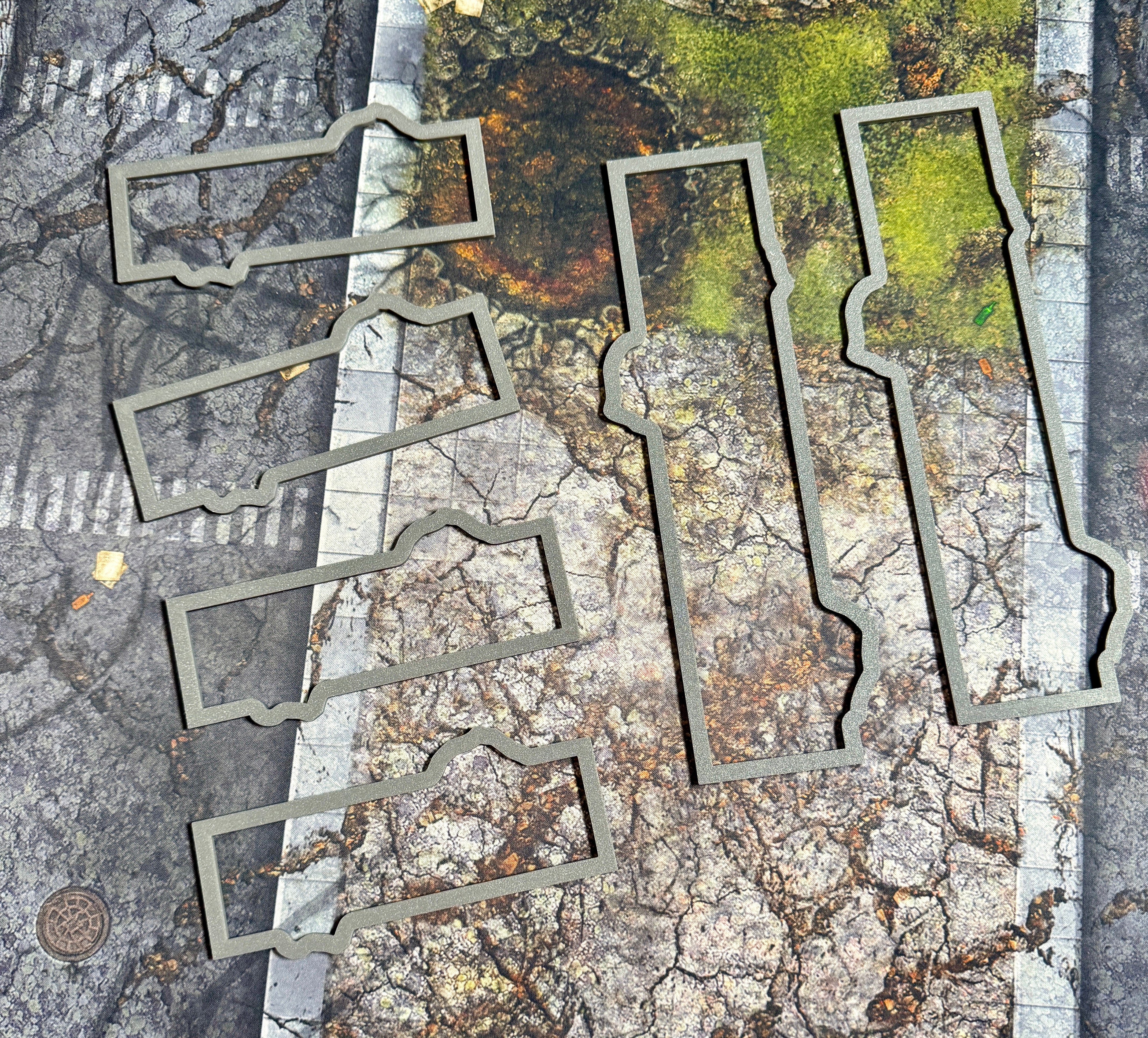 Battlefield Layout Outline Templates – Tournament Terrain Placement System