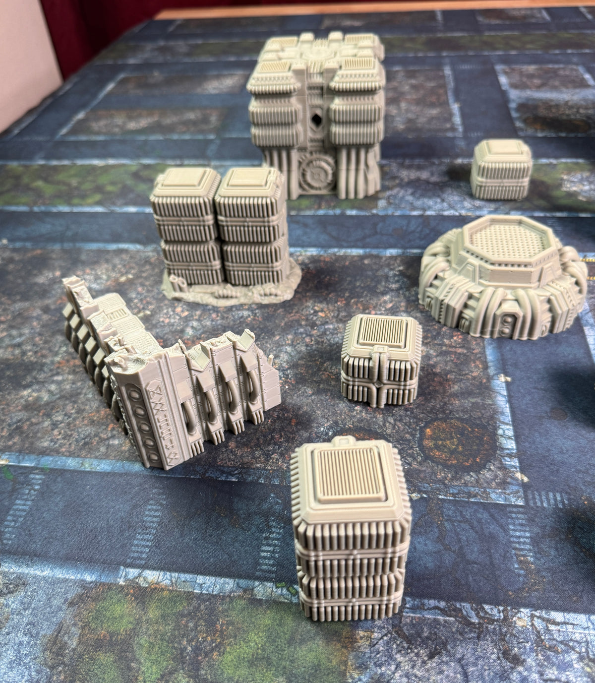 Epic Industrial Colony Terrain Set – Sci-Fi Battlefield Scenery