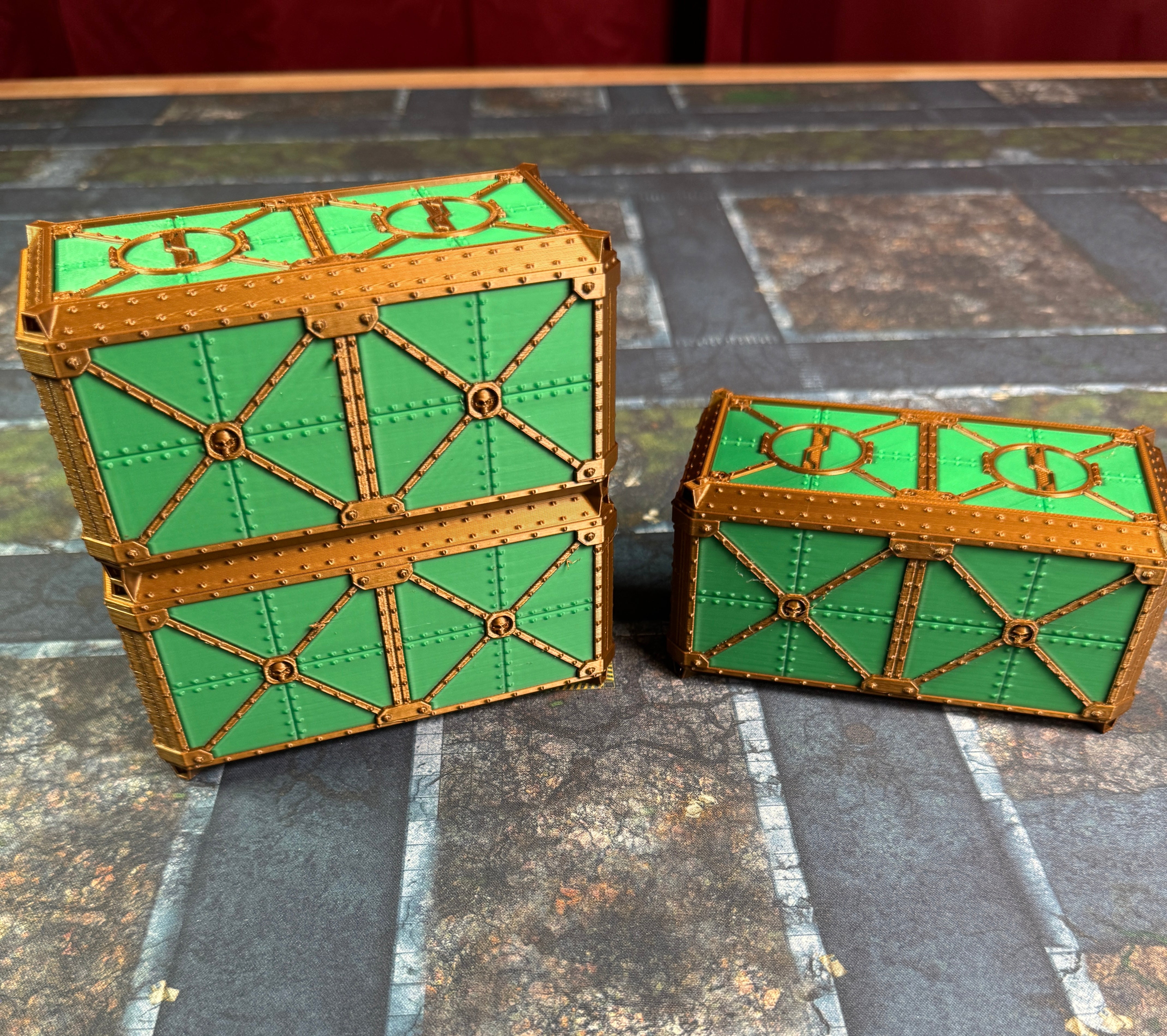 Tabletop Ready Sci-Fi Cargo Containers Set 2  – 3D Printed Terrain