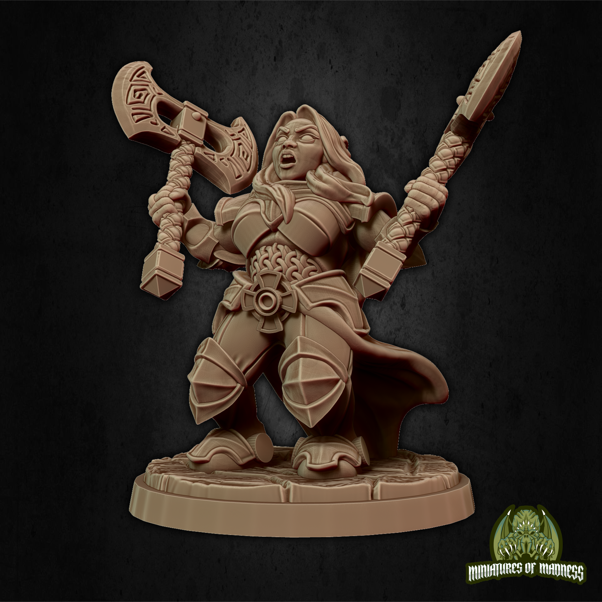 Ignes The Assoult  - Resin Printed Miniature - Hold My Dwarf