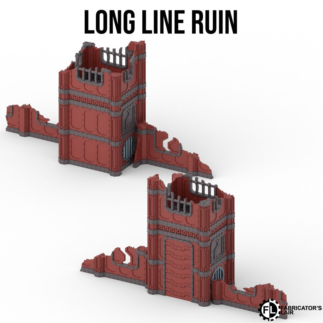 Industrial Battlefield Terrain Set – Foldable Modular Tabletop Scenery