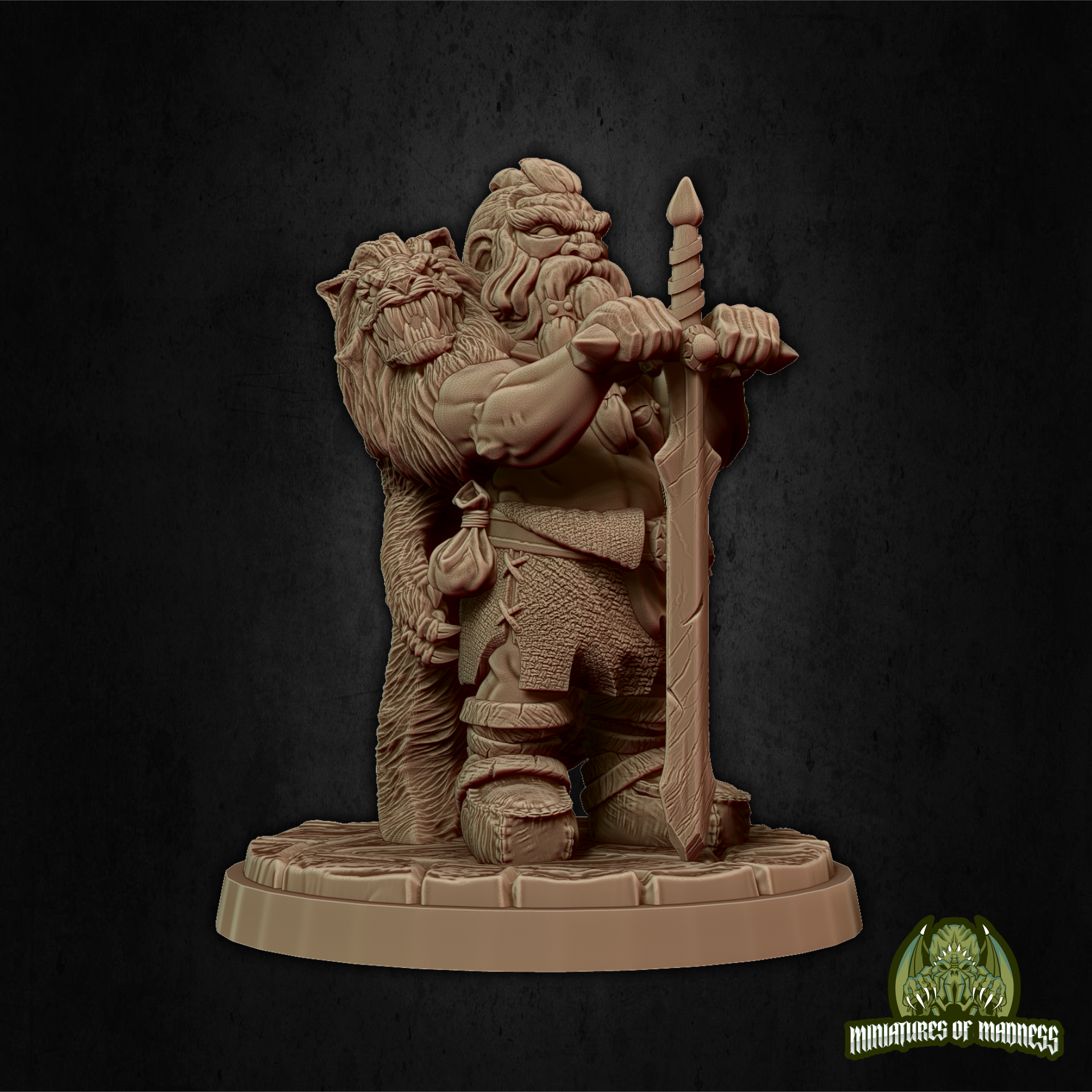 Lomli Longclaw - Resin Printed Miniature - Hold My Dwarf