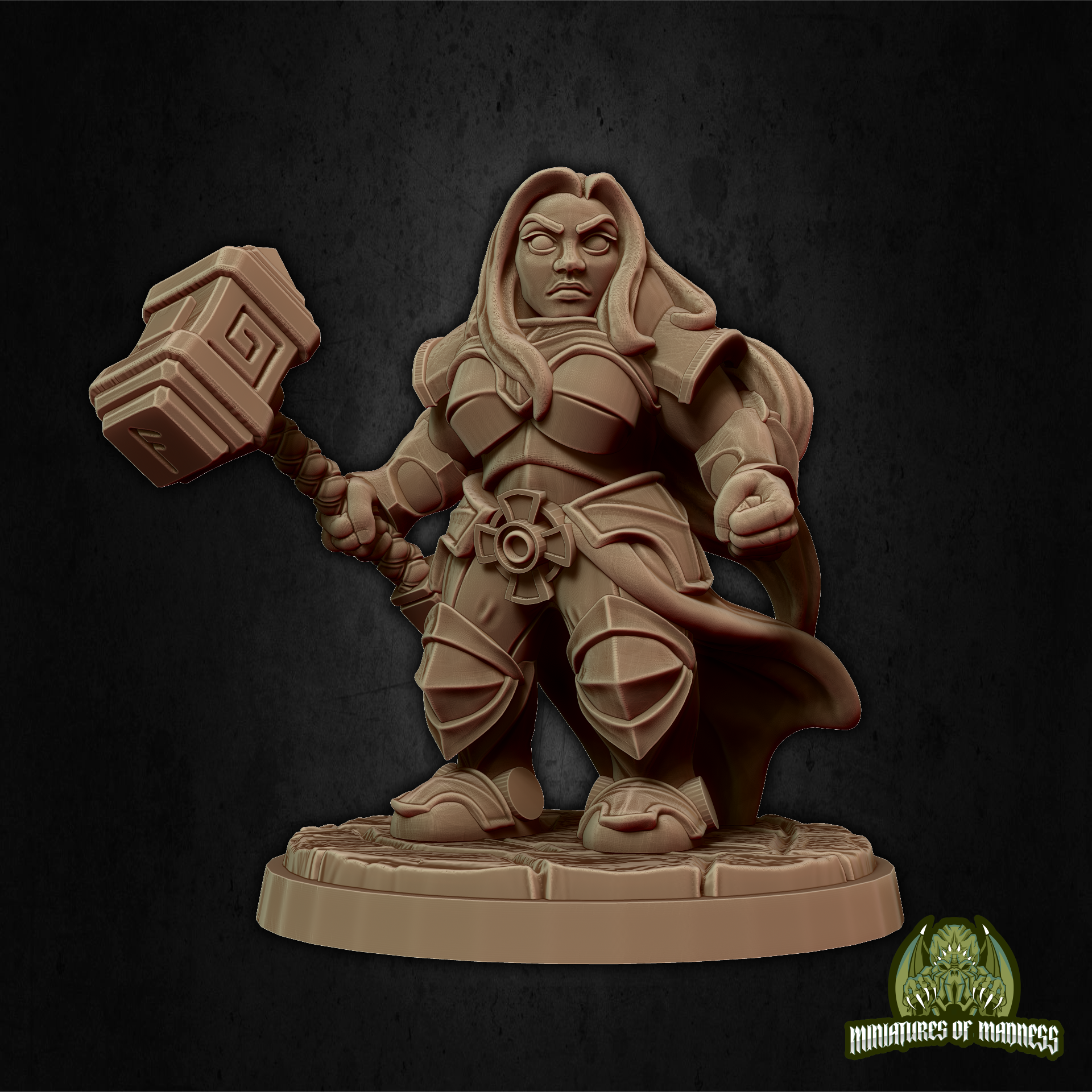 Malyan The Proud - Resin Printed Miniature - Hold My Dwarf