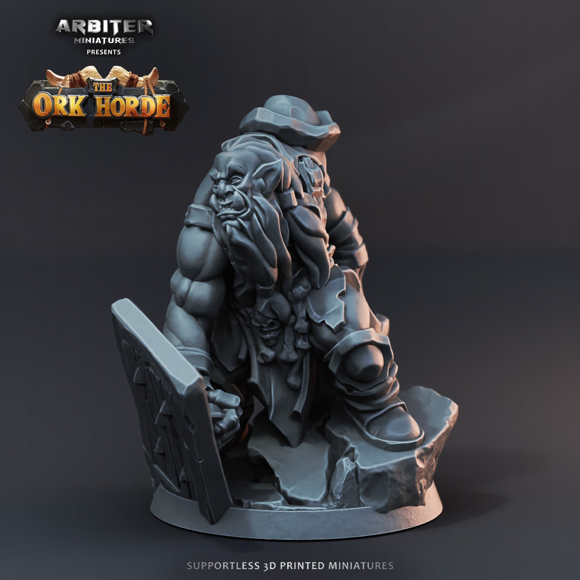 Ork Mauler 2  - Resin Printed Miniature - The Ork Horde