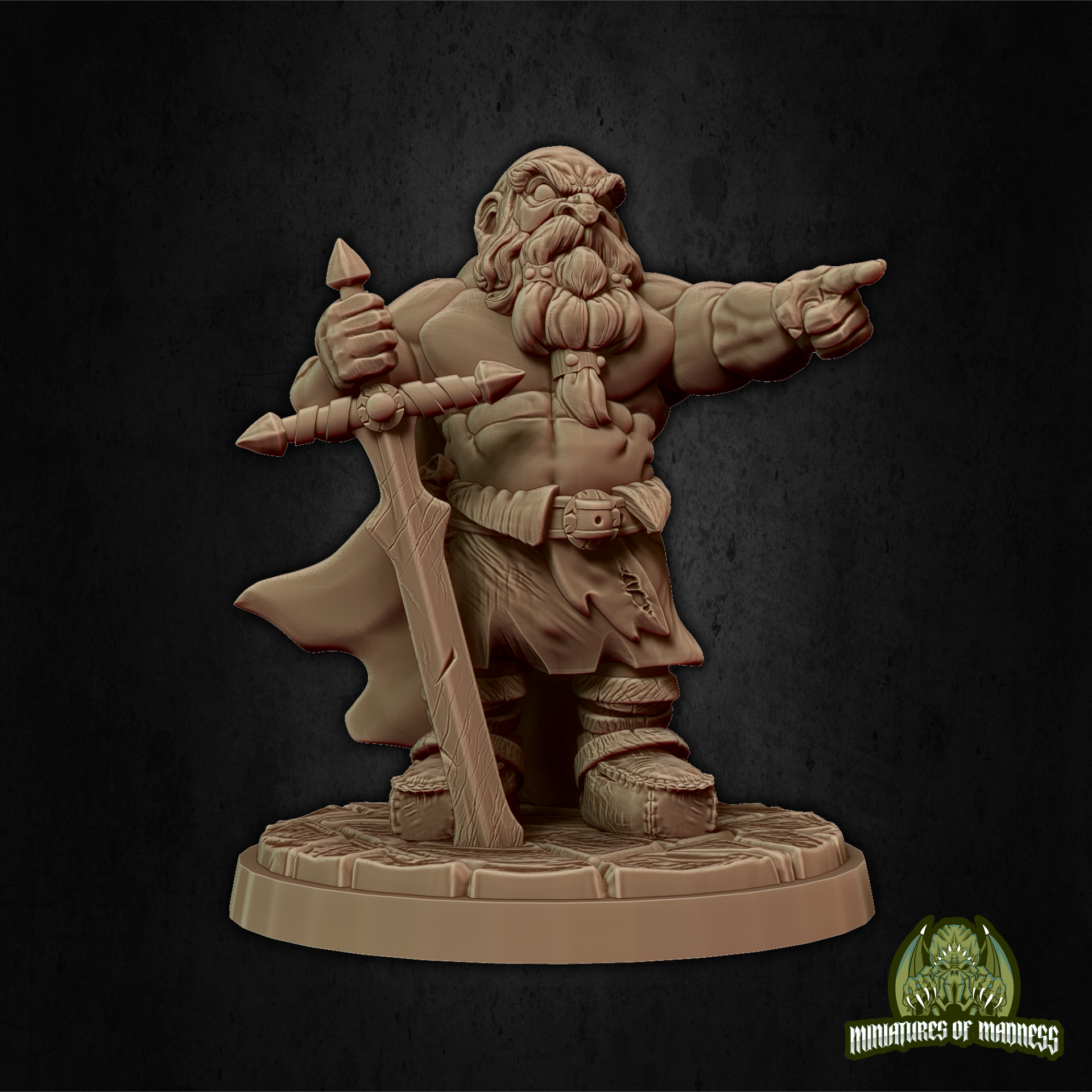 Nurin The Averse - Resin Printed Miniature - Hold My Dwarf