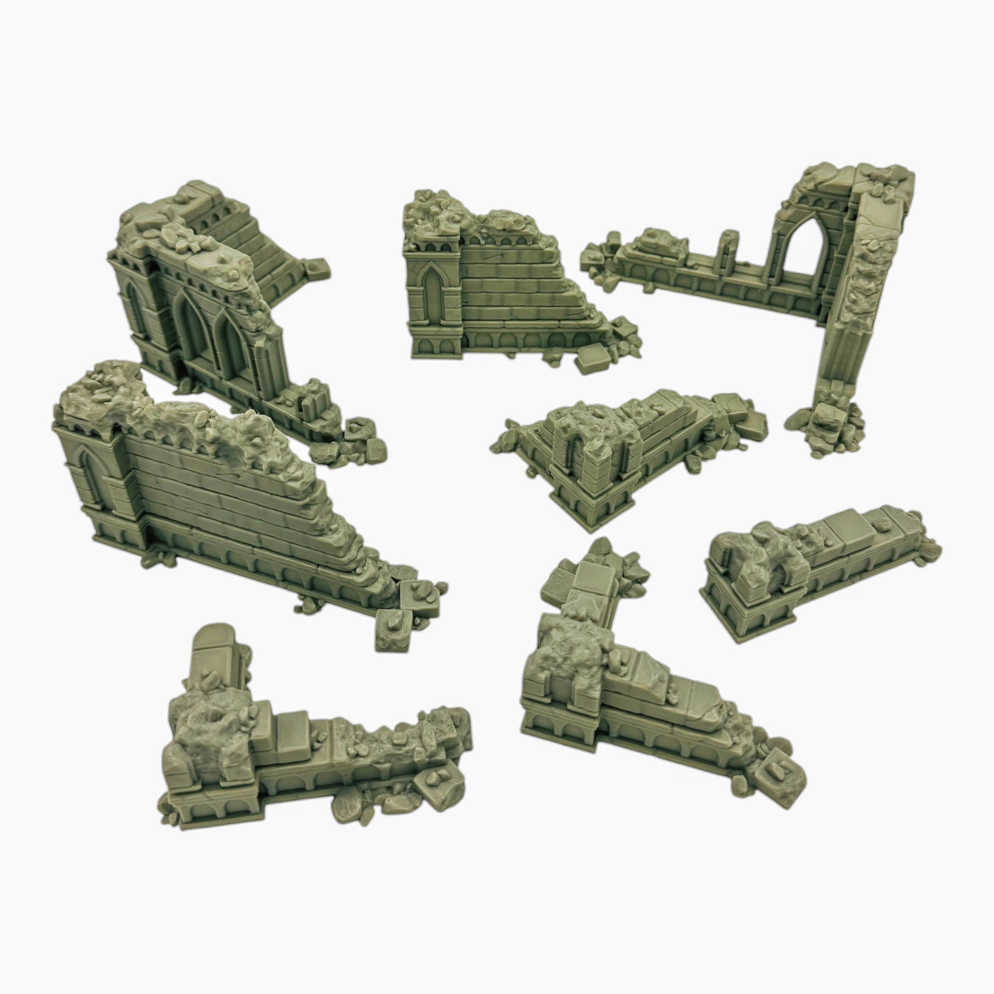 Blackthorn Ruins 3 / Forbidden Prints Fantasy Ruins /  RPG and Wargame 3d Printed Tabletop Terrain / Licensed Printer