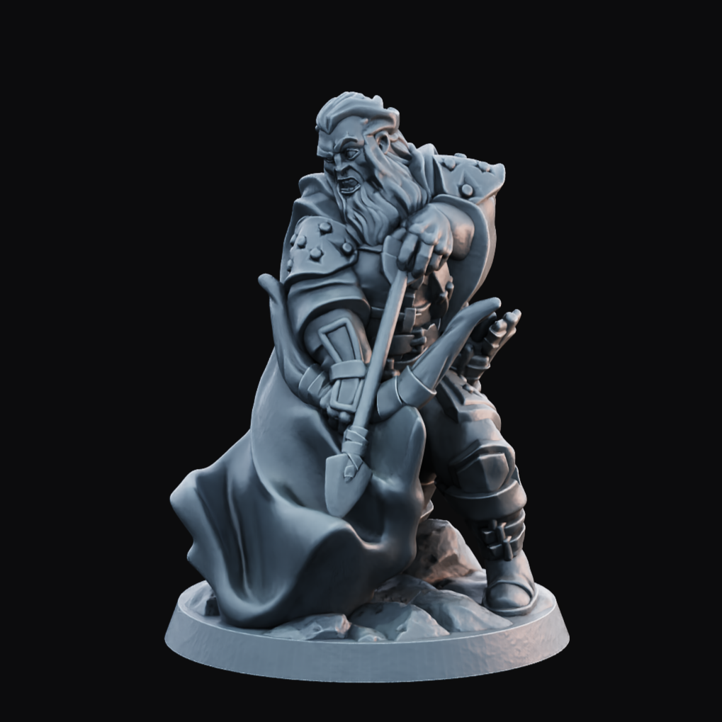 Ranger Male - Resin Printed Miniature - Heroes of the Realm