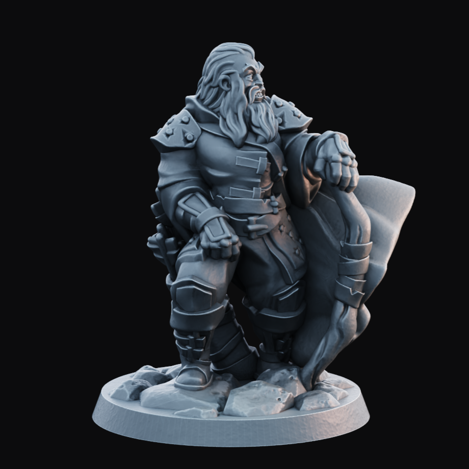 Ranger Male 2 - Resin Printed Miniature - Heroes of the Realm