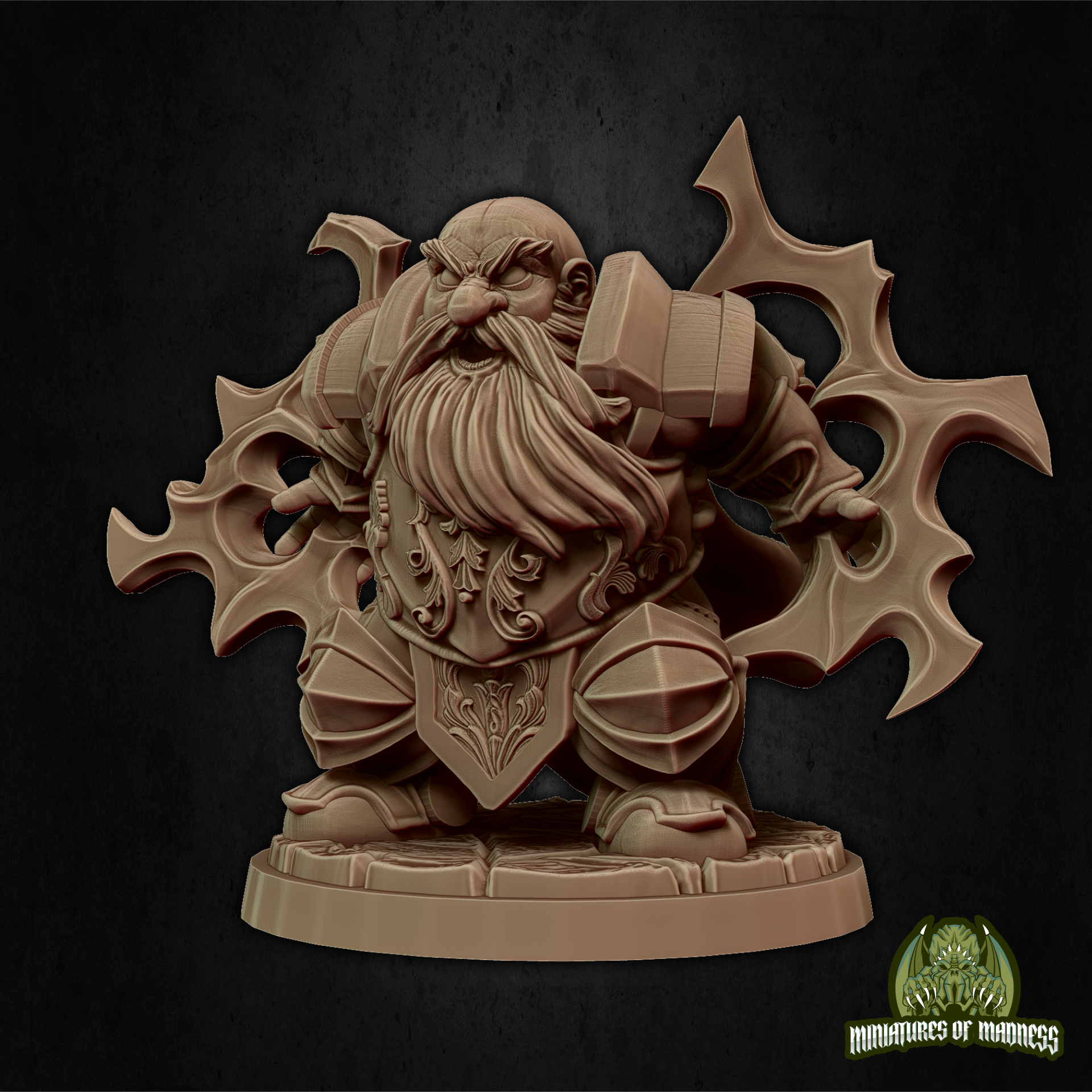 Rargtad The Electrocutioner - Resin Printed Miniature - Hold My Dwarf