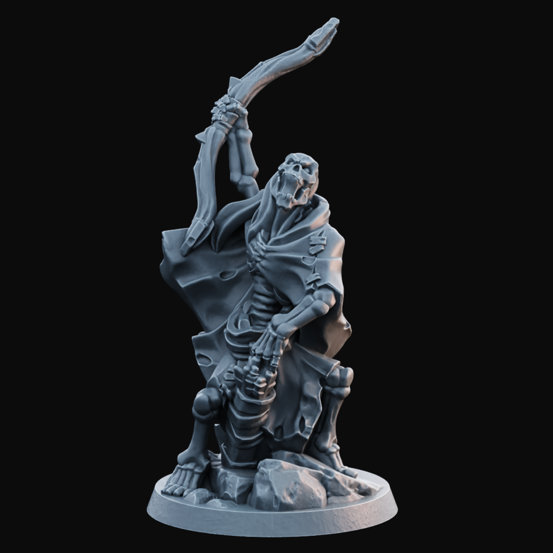 Undead Archer 3 - Resin Printed Miniature - Legion of the Dead