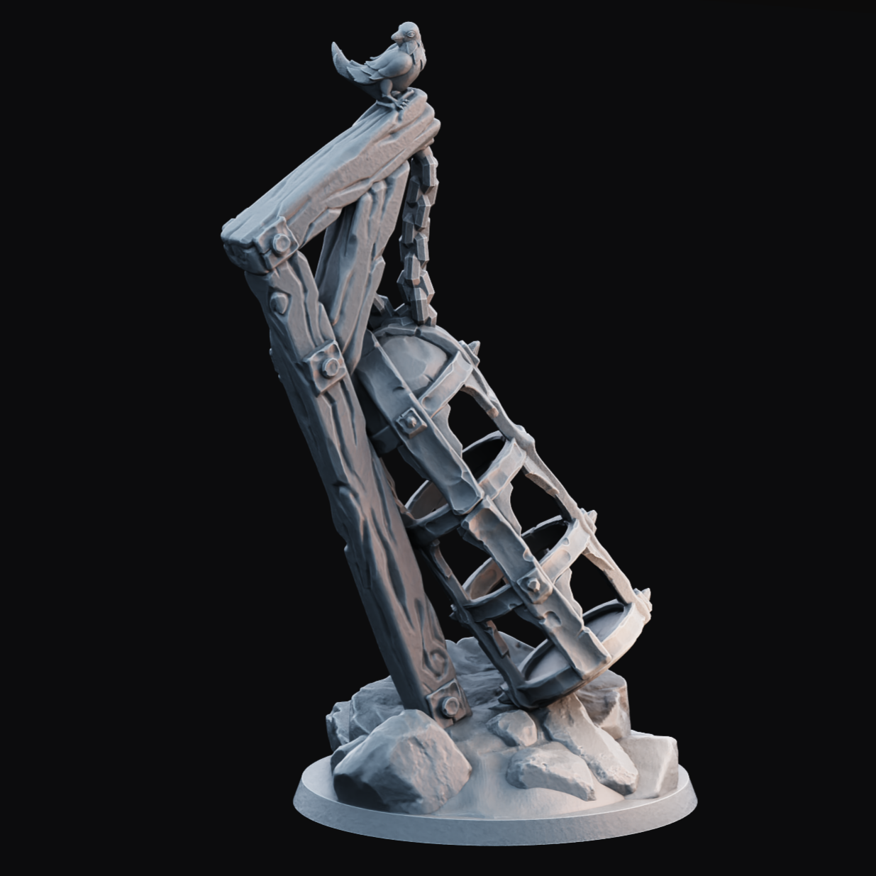 Undead Cage 2 - Resin Printed Miniature - Legion of the Dead