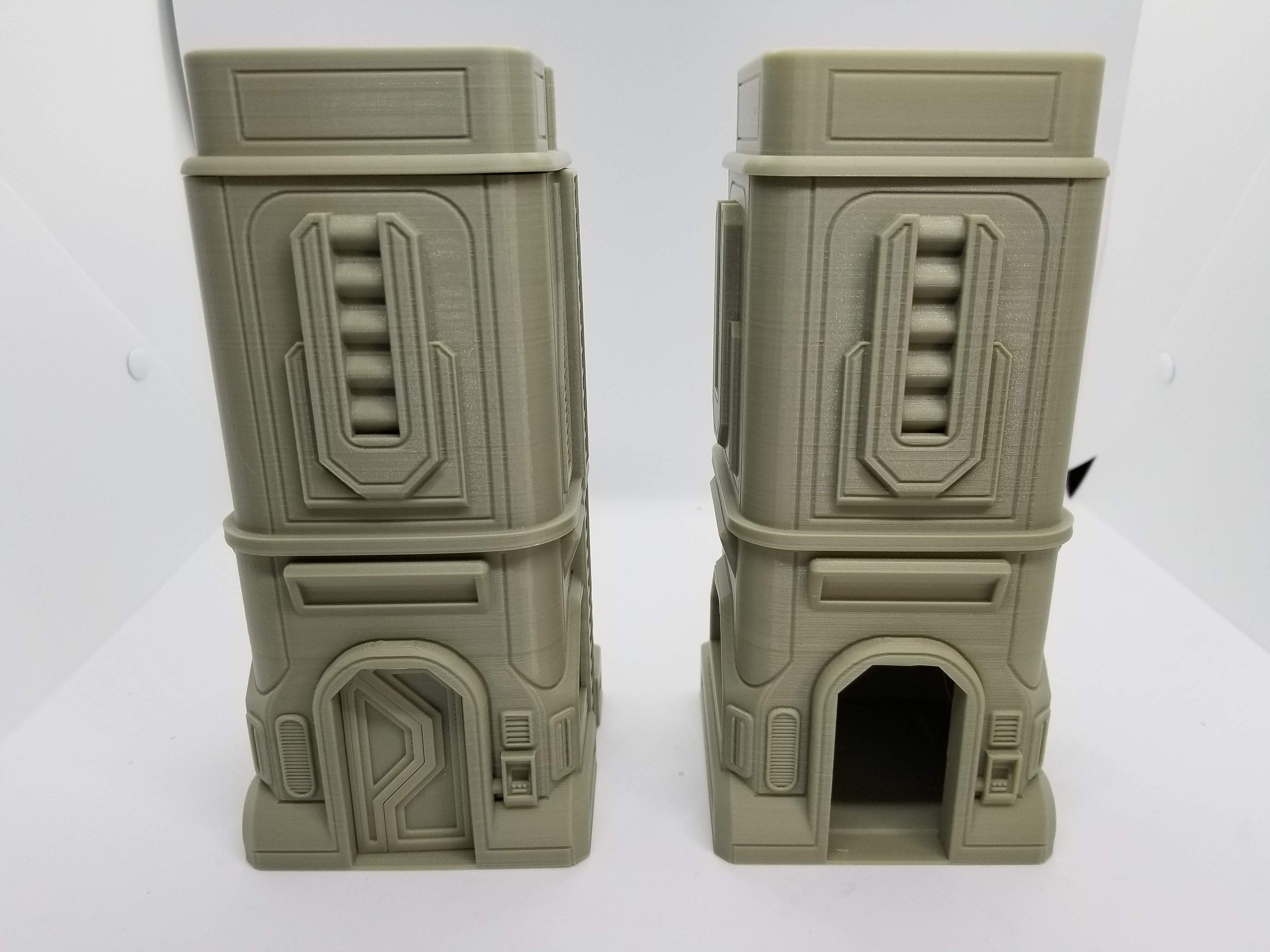 3d Printed Sci-Fi Large Guard Tower Pack / Imperial Terrain Licensed On-Line Printer / Print to Order