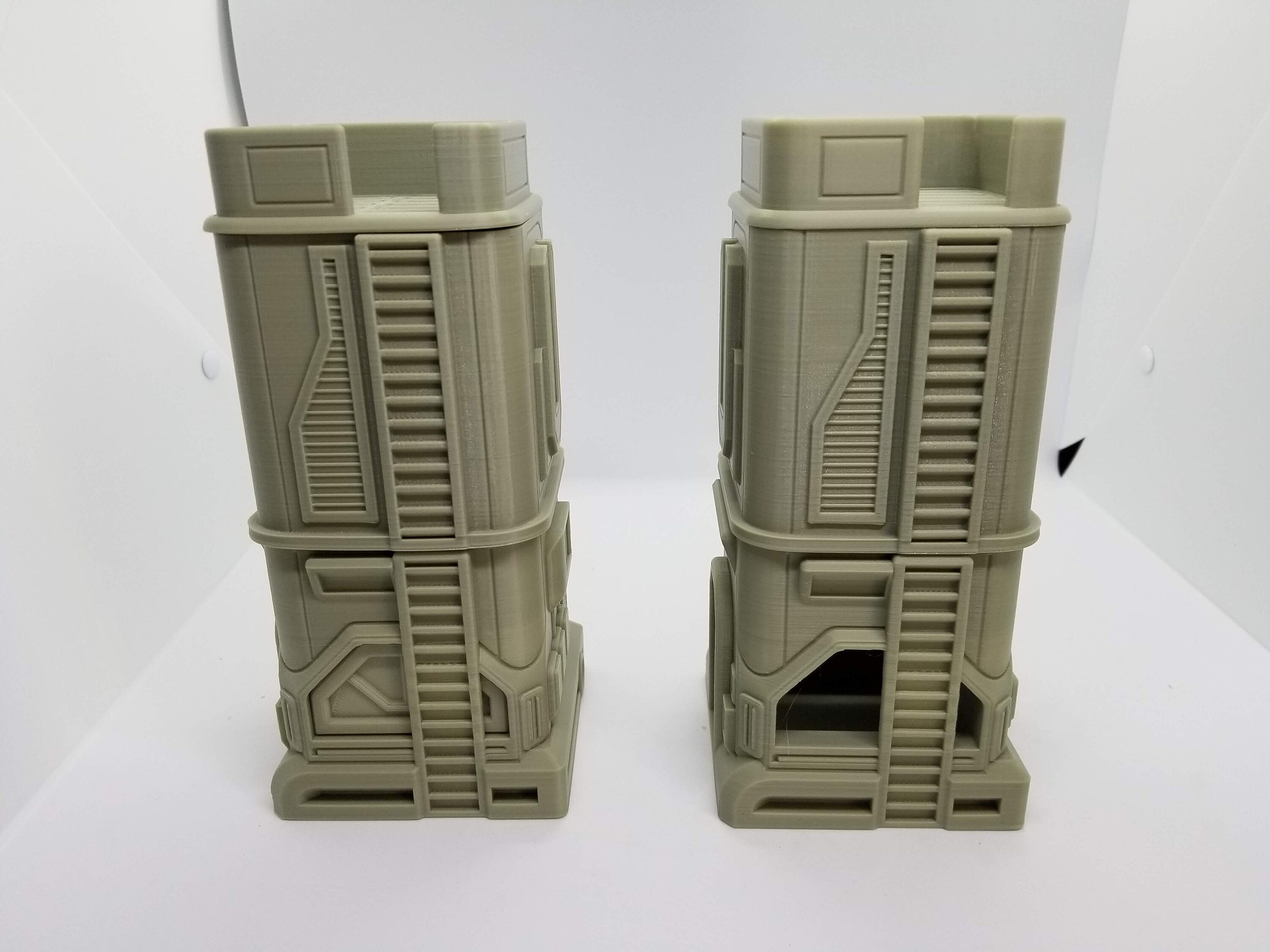 3d Printed Sci-Fi Large Guard Tower Pack / Imperial Terrain Licensed On-Line Printer / Print to Order