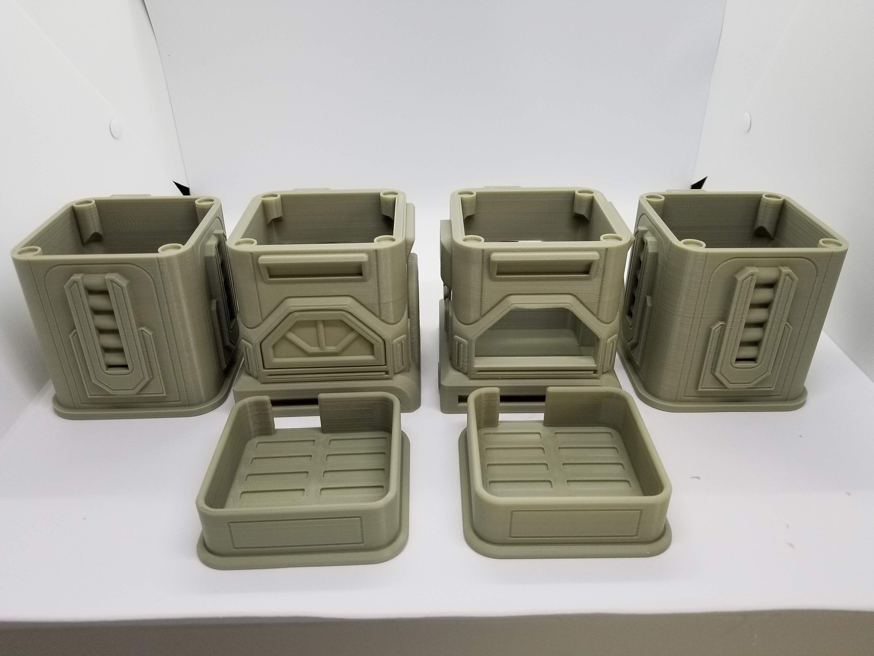 3d Printed Sci-Fi Large Guard Tower Pack / Imperial Terrain Licensed On-Line Printer / Print to Order