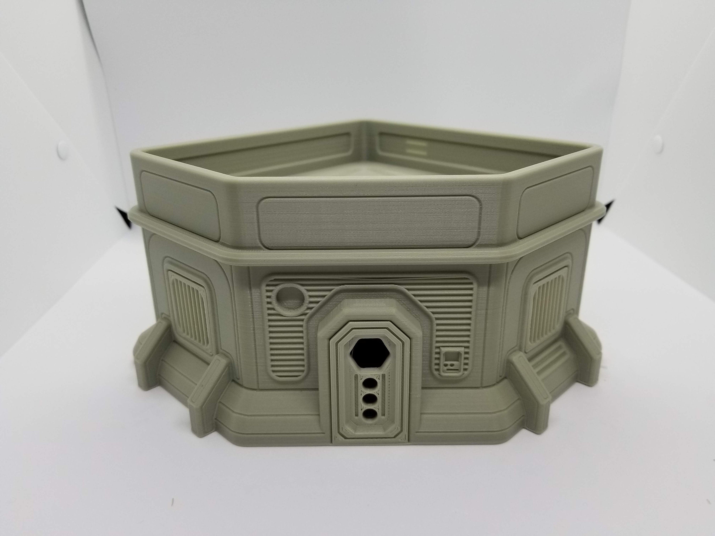 3d Printed Sci-Fi Urban Building #5 / Imperial Terrain Licensed On-Line Printer / Print to Order