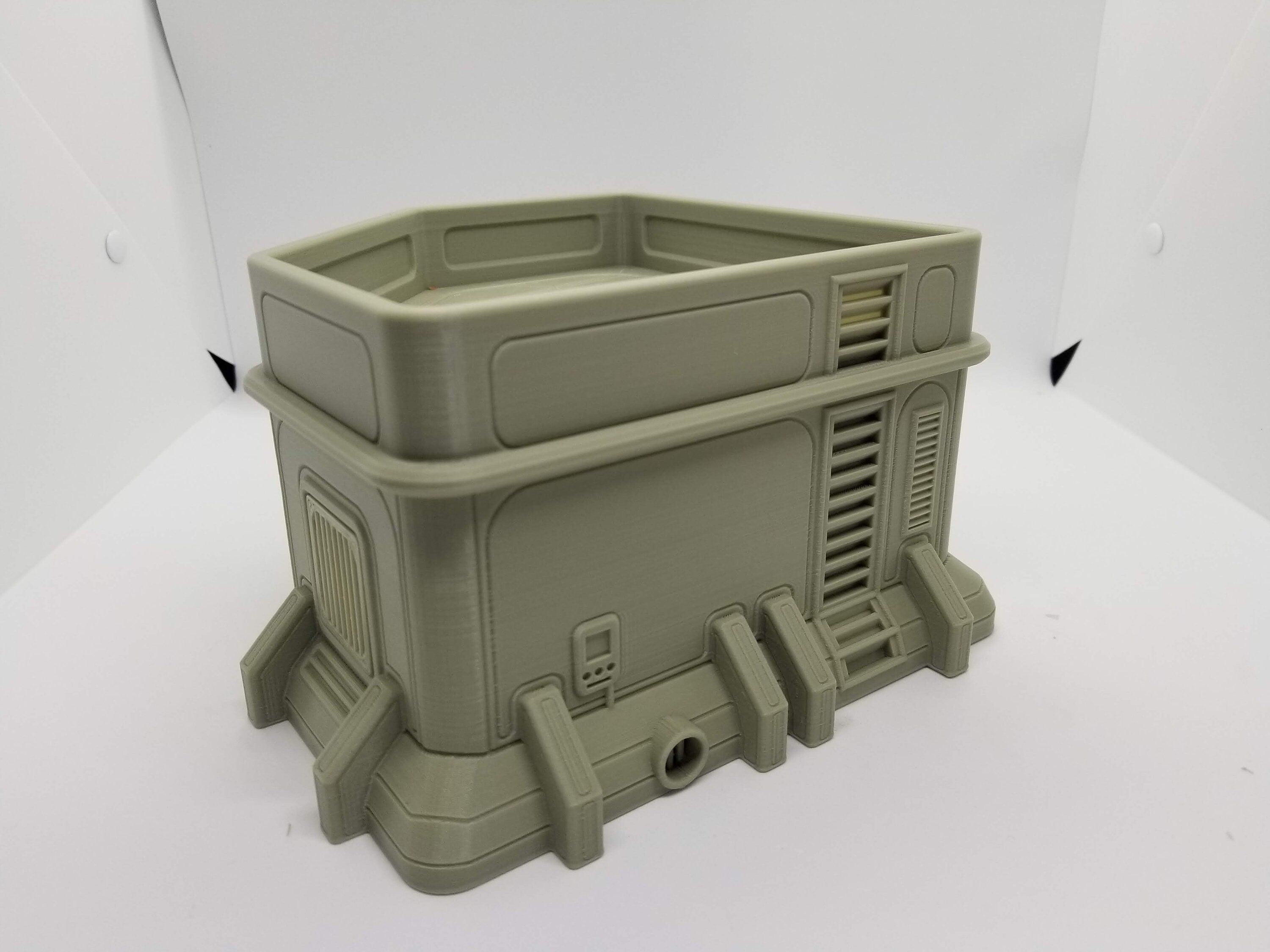 3d Printed Sci-Fi Urban Building #5 / Imperial Terrain Licensed On-Line Printer / Print to Order