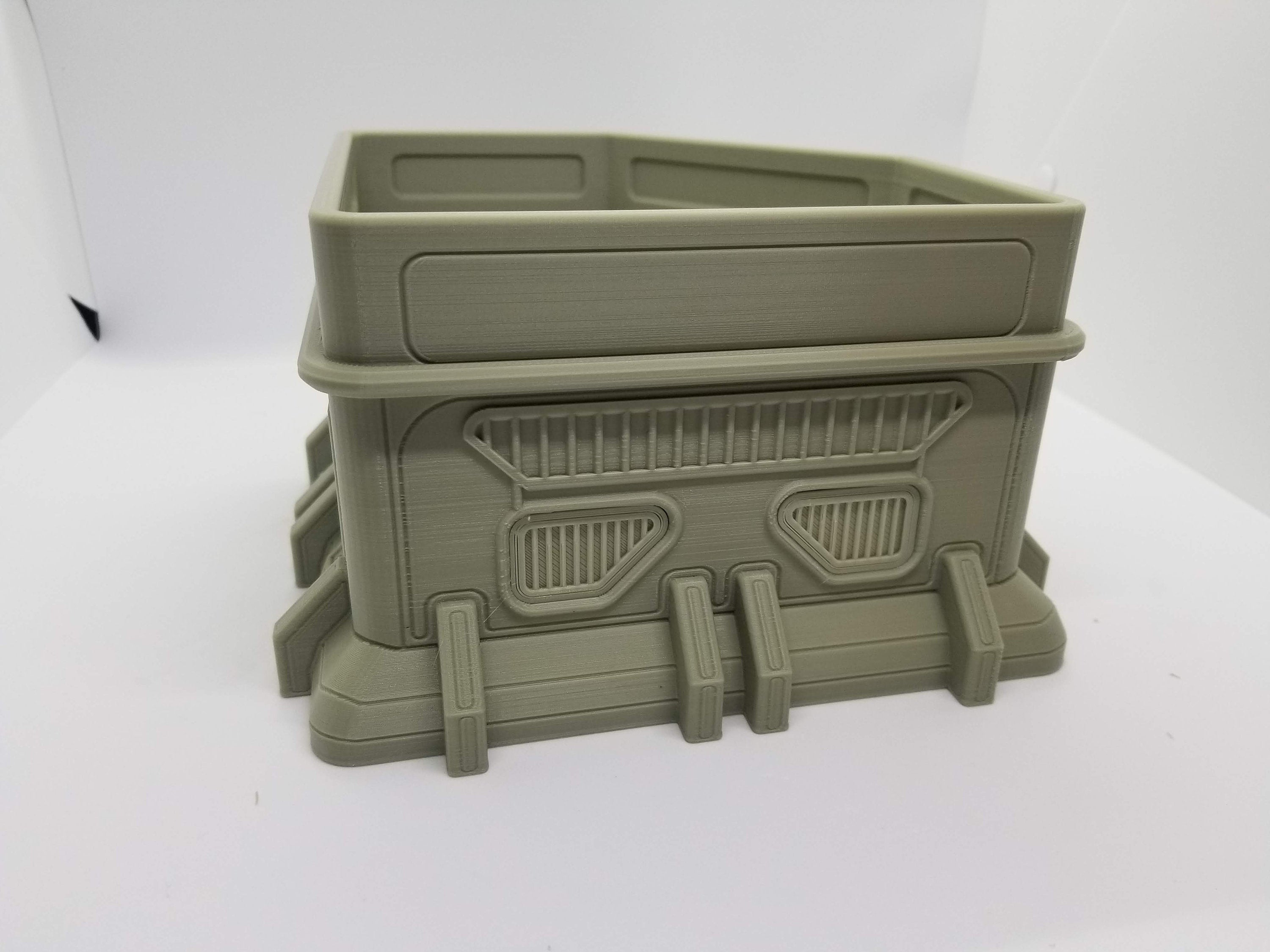 3d Printed Sci-Fi Urban Building #5 / Imperial Terrain Licensed On-Line Printer / Print to Order