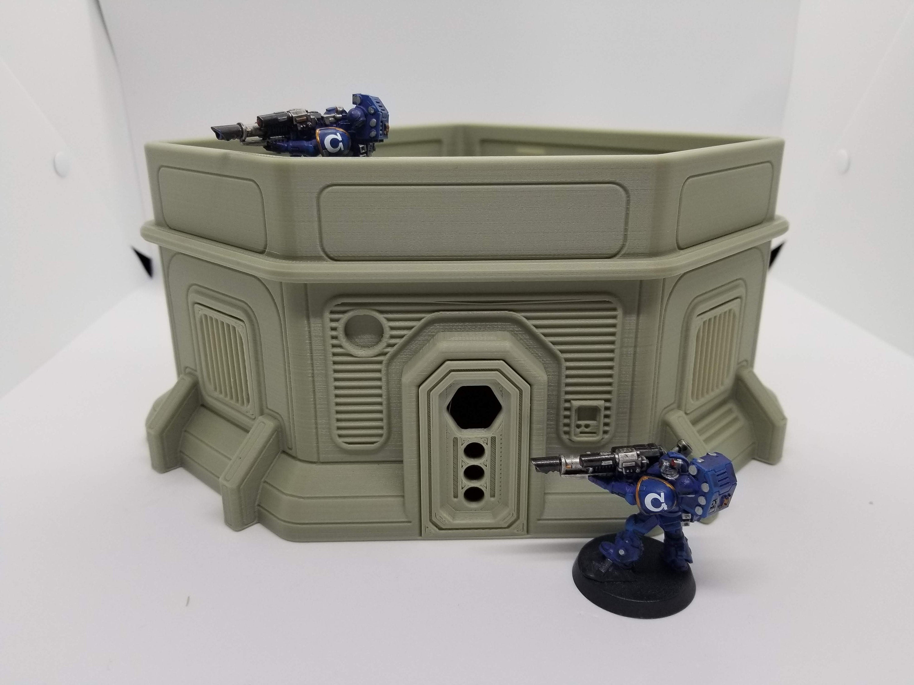 3d Printed Sci-Fi Urban Building #5 / Imperial Terrain Licensed On-Line Printer / Print to Order