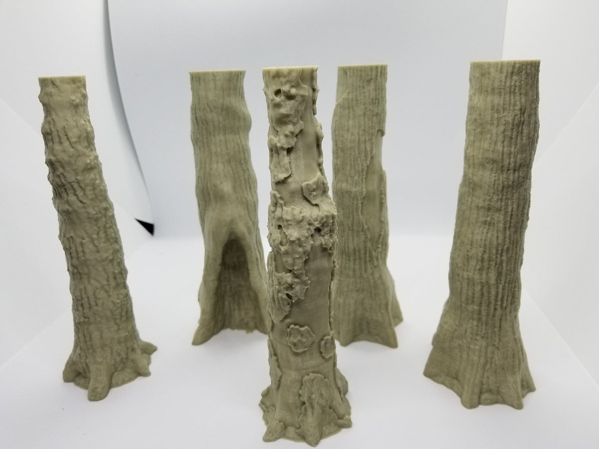 20cm (7.87 in) Tree Pack – 3D Printed Tabletop Terrain – Sci-Fi & Fantasy Scenery