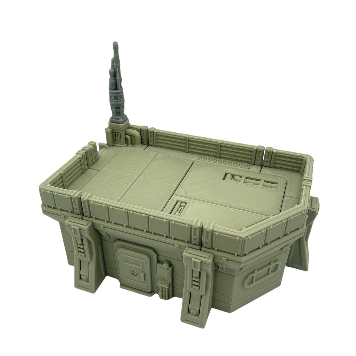 Sci-Fi Outpost Terrain – Outpost 21 Cryolab Research Facility (Tabletop Wargaming & RPG Scenery)