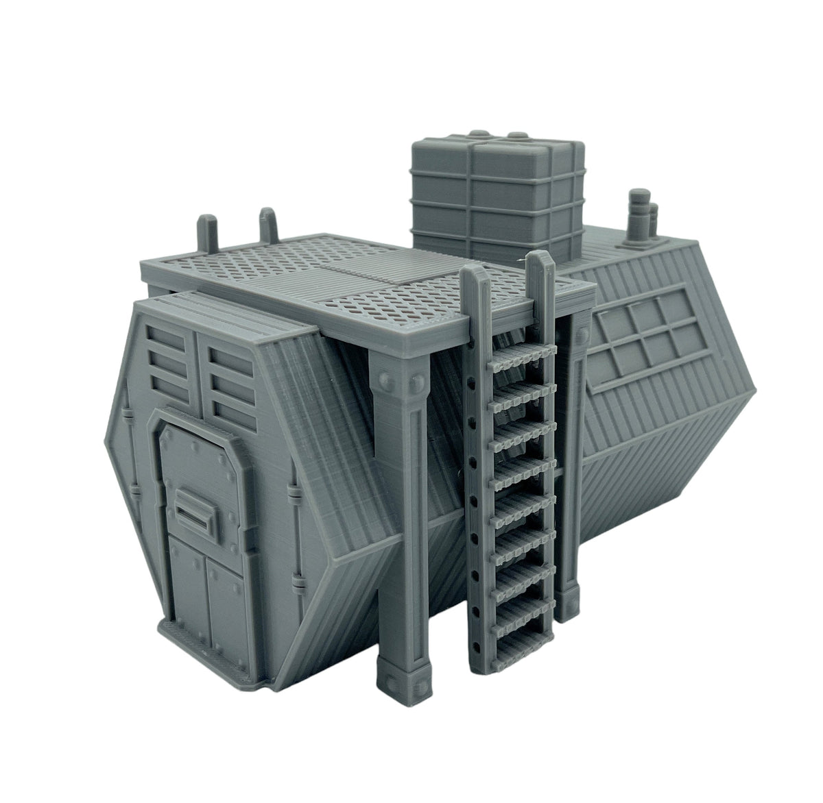 City Docks Hab 1 Terrain – Industrial Hab Building for Sci-Fi Tabletop Wargaming & RPG Terrain