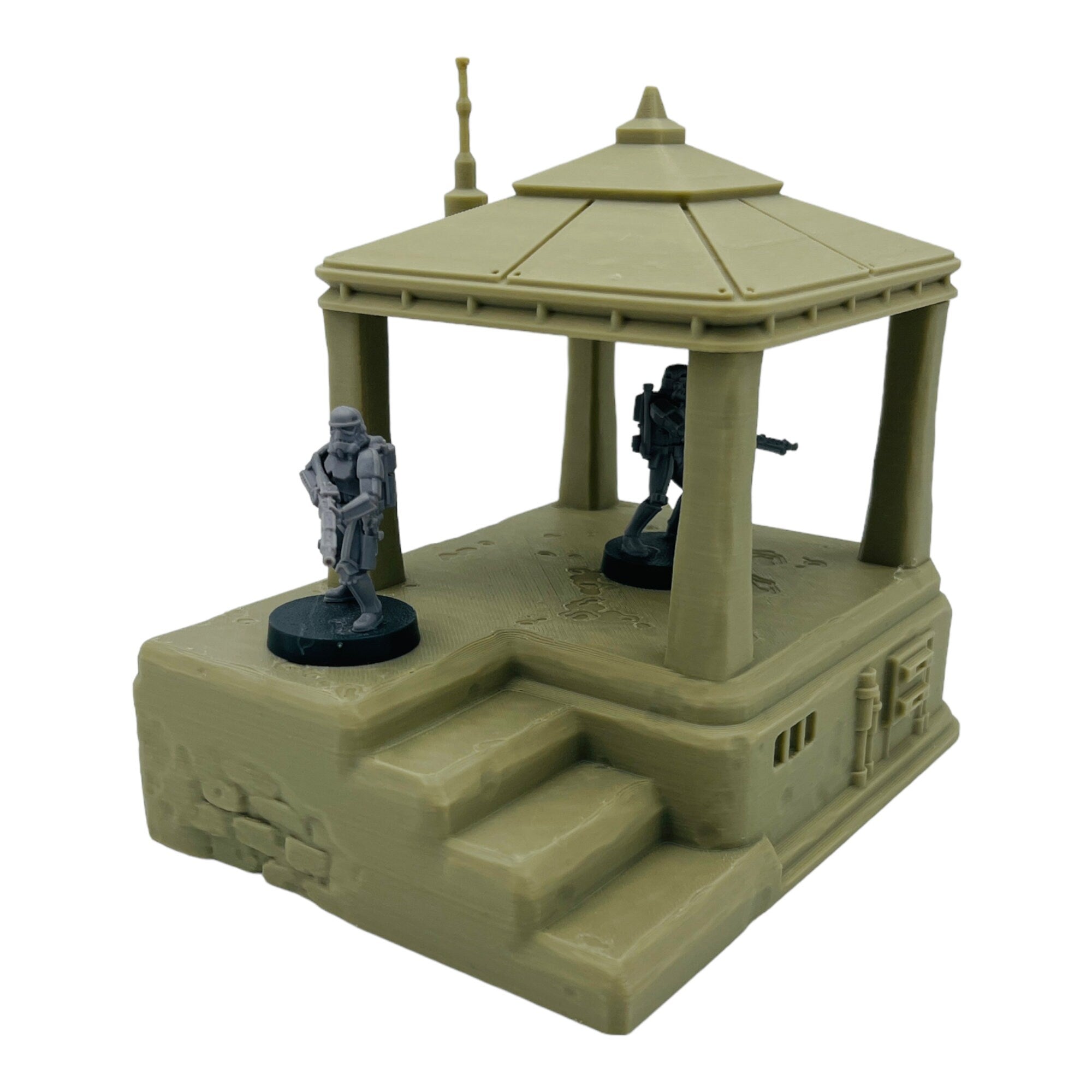 Massa'dun Pavilion / Designed by War Scenery / Legion and Sci-Fi 3d Printed Tabletop Terrain / Licensed Printer