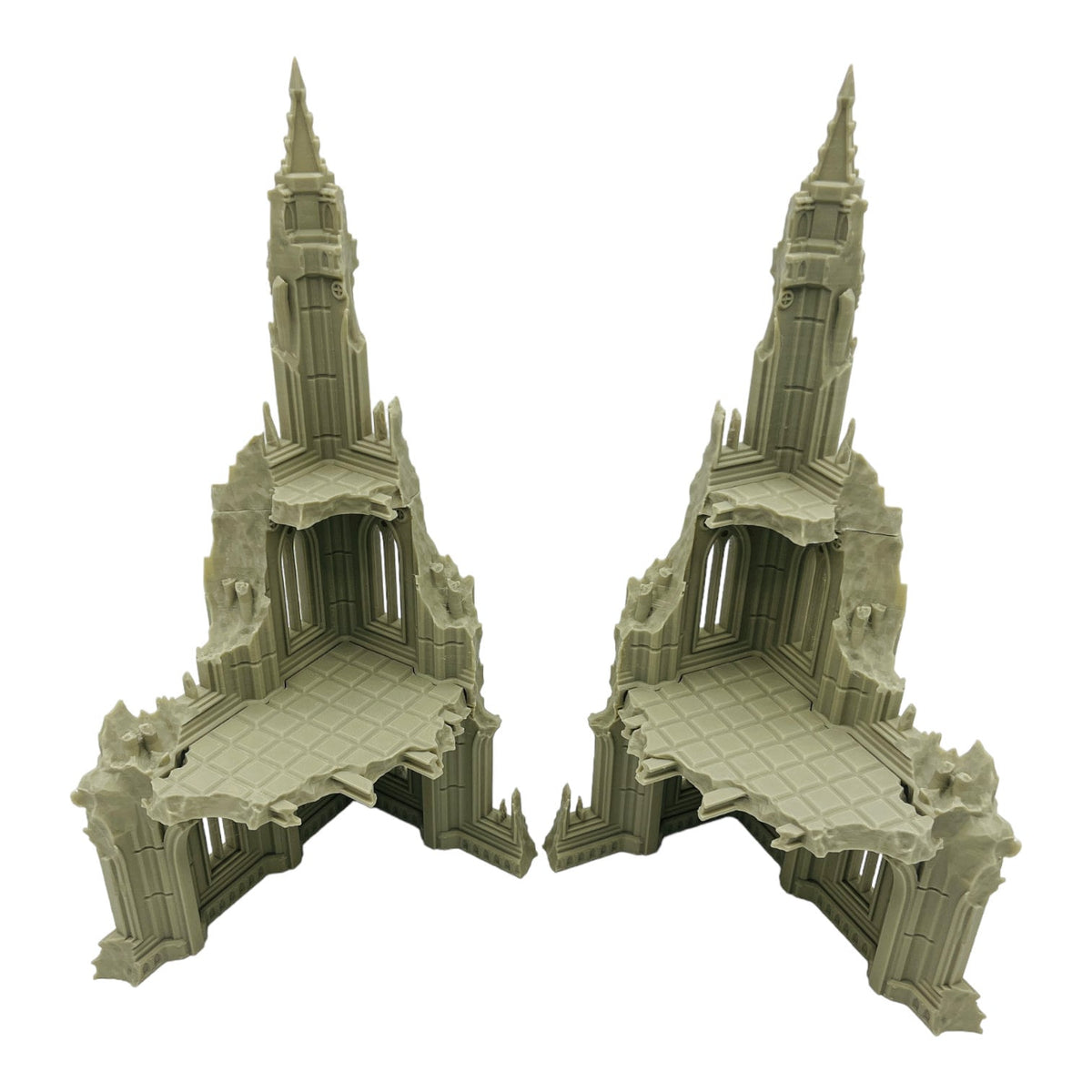 Modular Ruined Terrain 1 – 28–32mm 3D Printed Tabletop Scenery