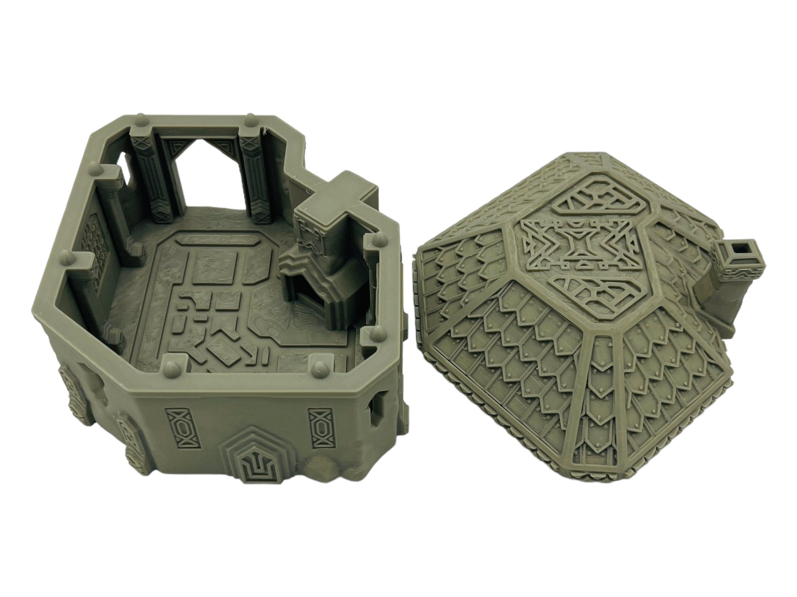 Dwarven House / Durak Deep / RPG and Wargame 3d Printed Tabletop Terrain / Licensed Printer