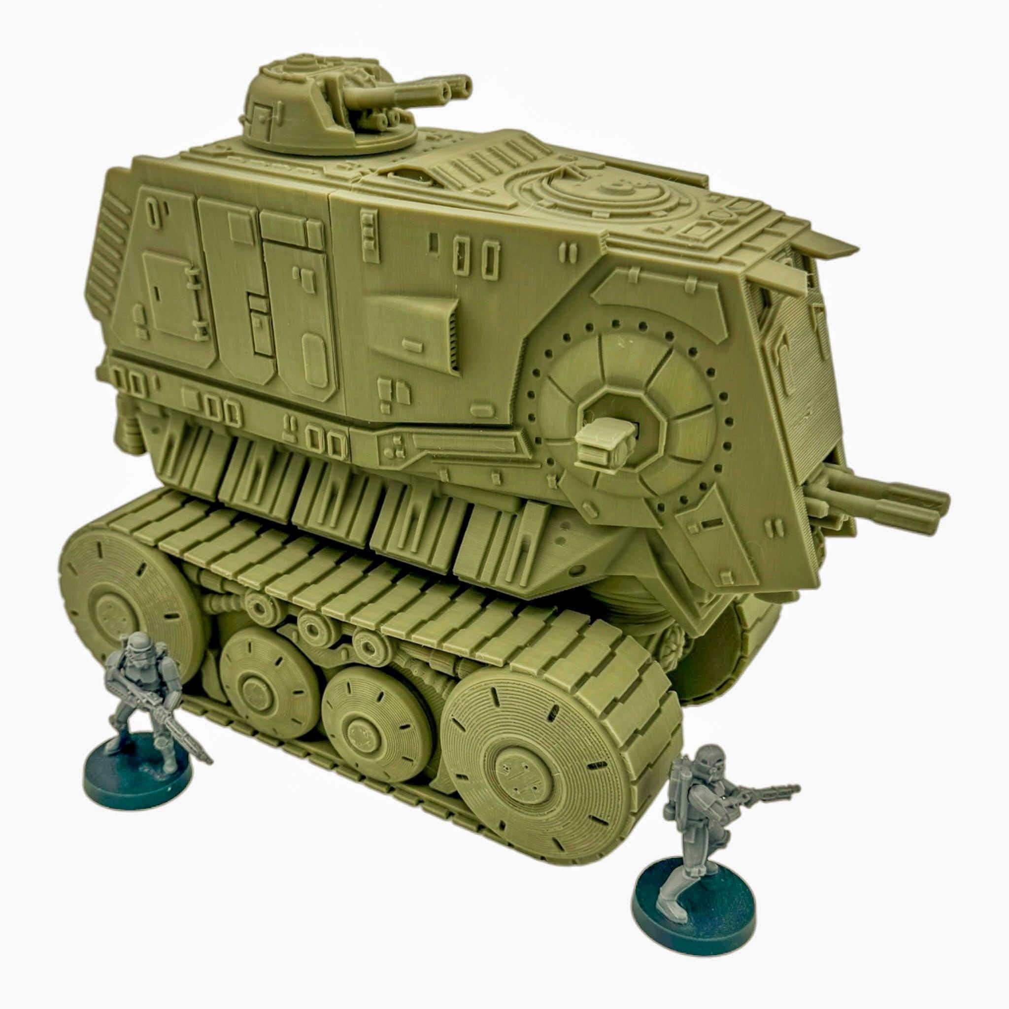 Rapid Armored Transport (RAT) "Base Set" by Jesús / Legion Terrain / 40k Terrain / Shatterpoint Terrain / Licensed On-Line Printer