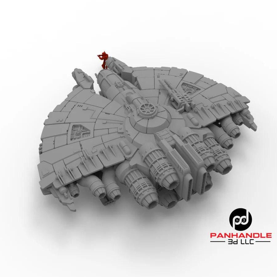 Bounty Hunter Spaceship 3d Printed SW Legion Terrain /Grim