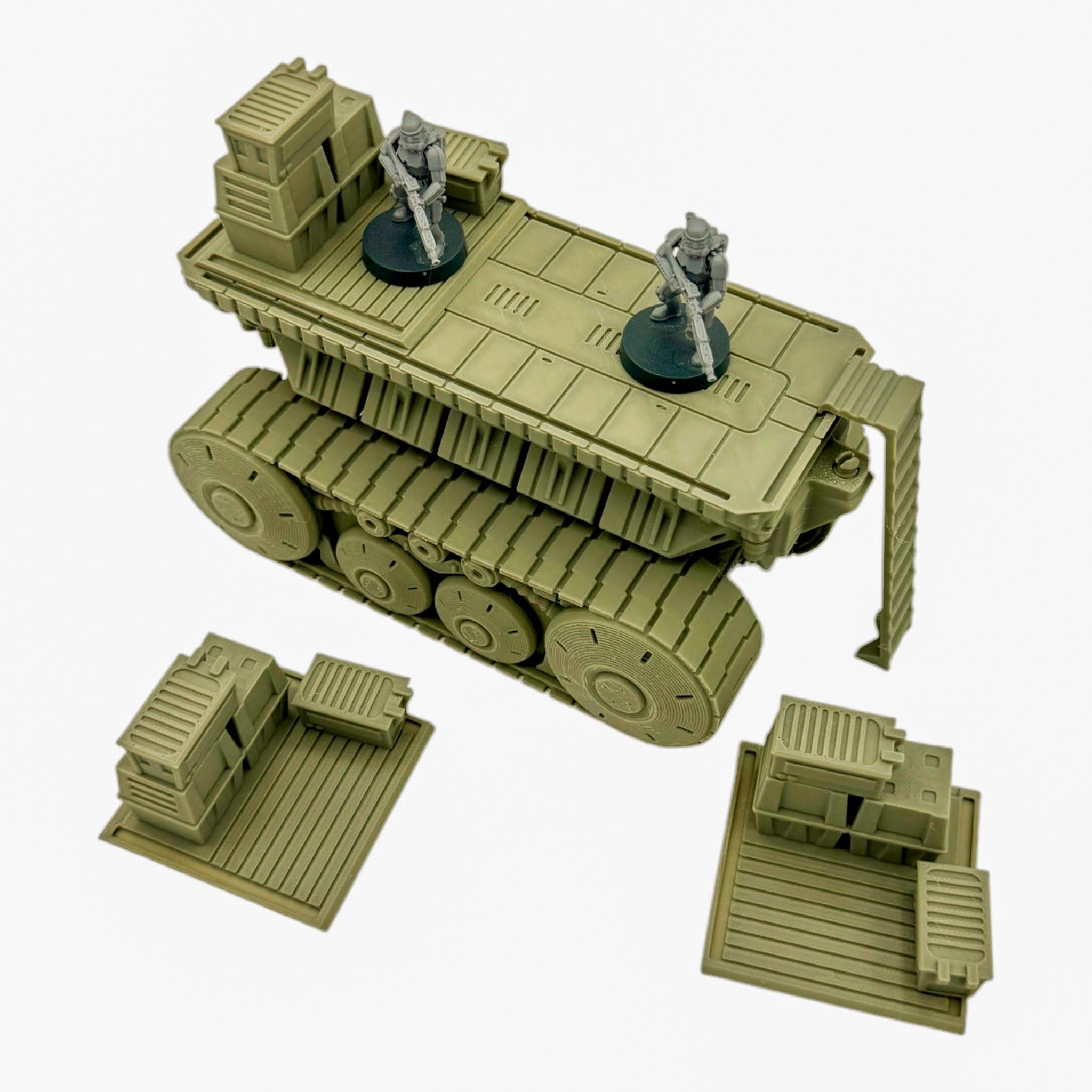 Rapid Armored Transport (RAT) "Add On's" by Jesús / Legion Terrain / 40k Terrain / Shatterpoint Terrain / Licensed On-Line Printer